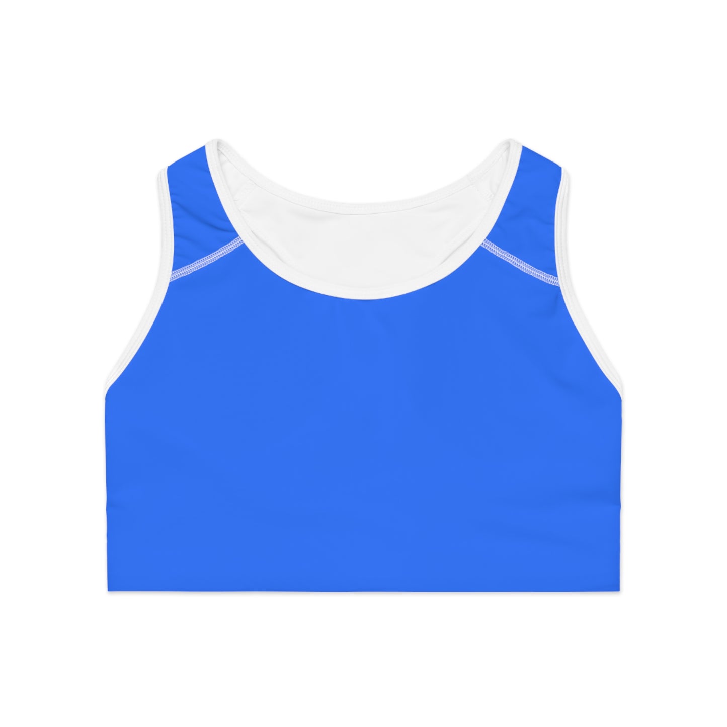 #2C75FF Electric Blue - High Performance Sports Bra