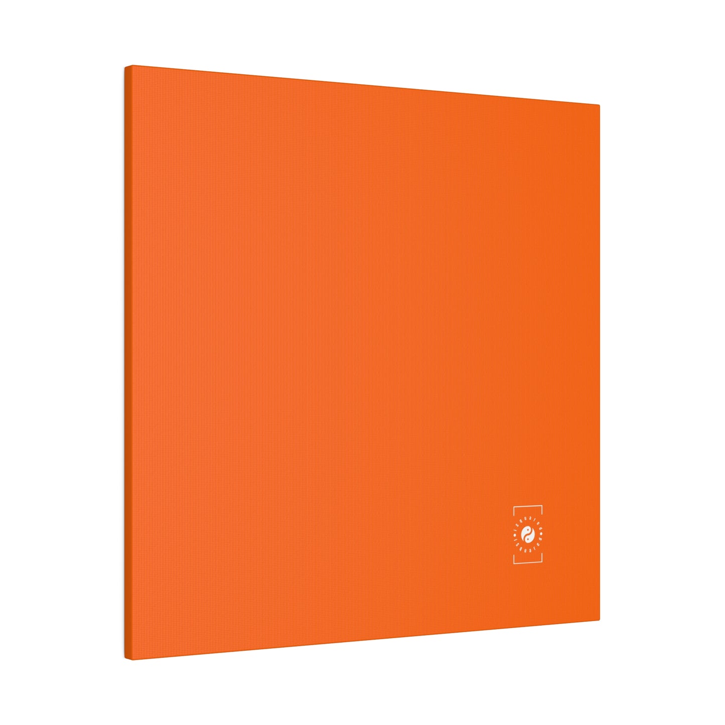 Neon Orange #FF6700 - Art Print Canvas