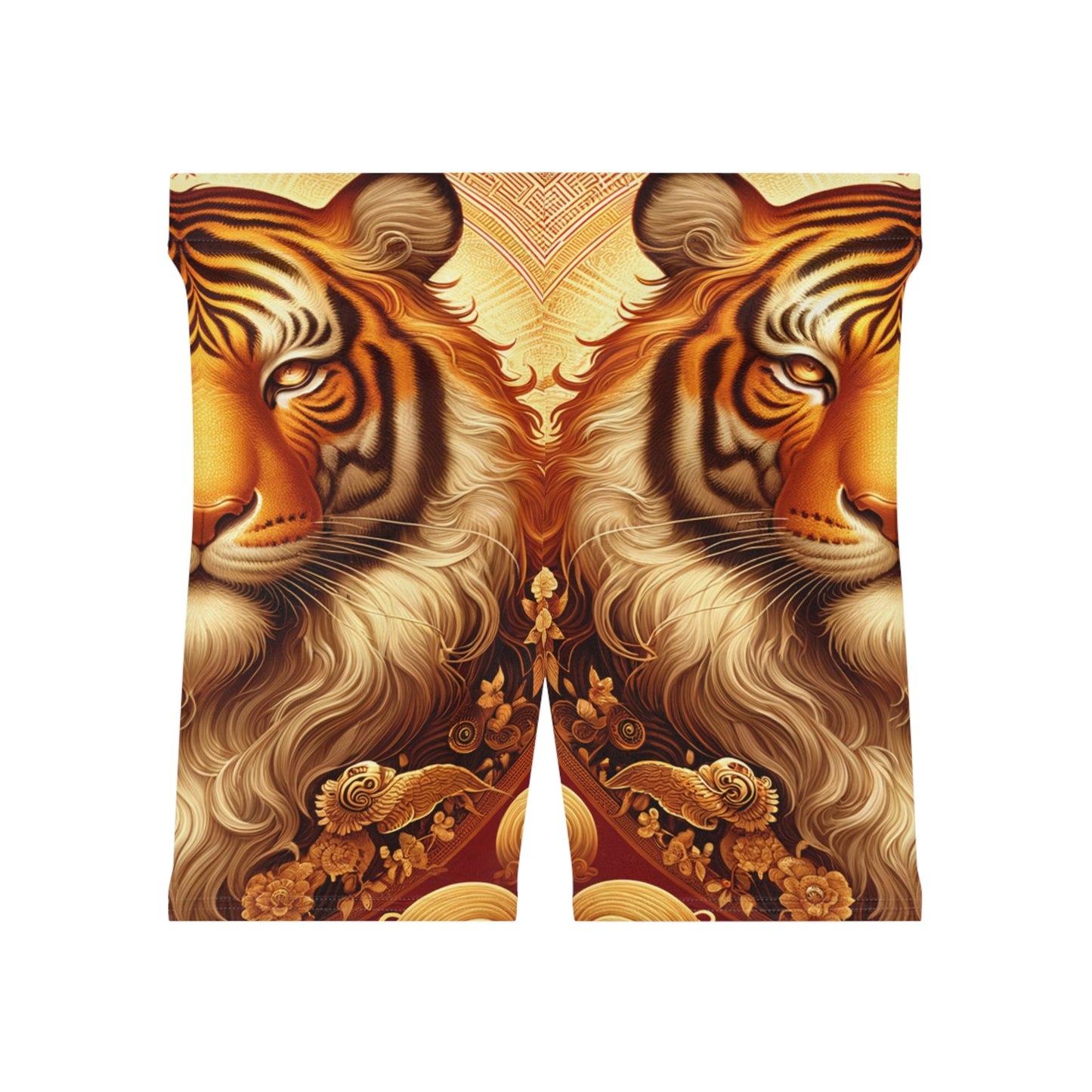 "Golden Majesty: Ascension of the Lunar Tiger" - Hot Yoga Short