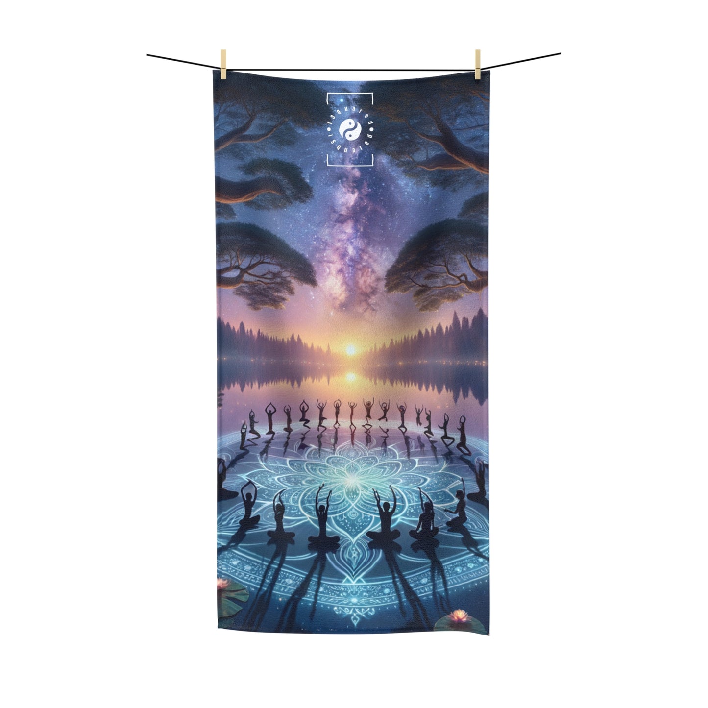 "Celestial Serenity: Mandala's Reflection" - All Purpose Yoga Towel