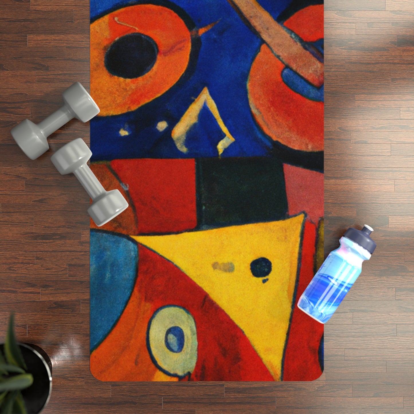 Melodic Abstractions: A Kandinskian Orchestra - Yoga Mat