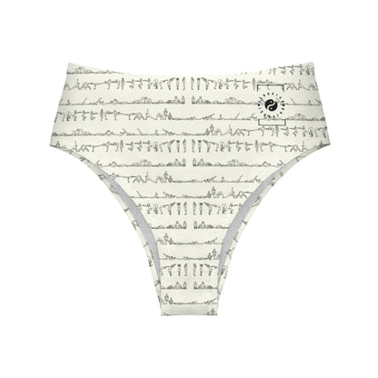 Bikram Series - High Waisted Bikini Bottoms