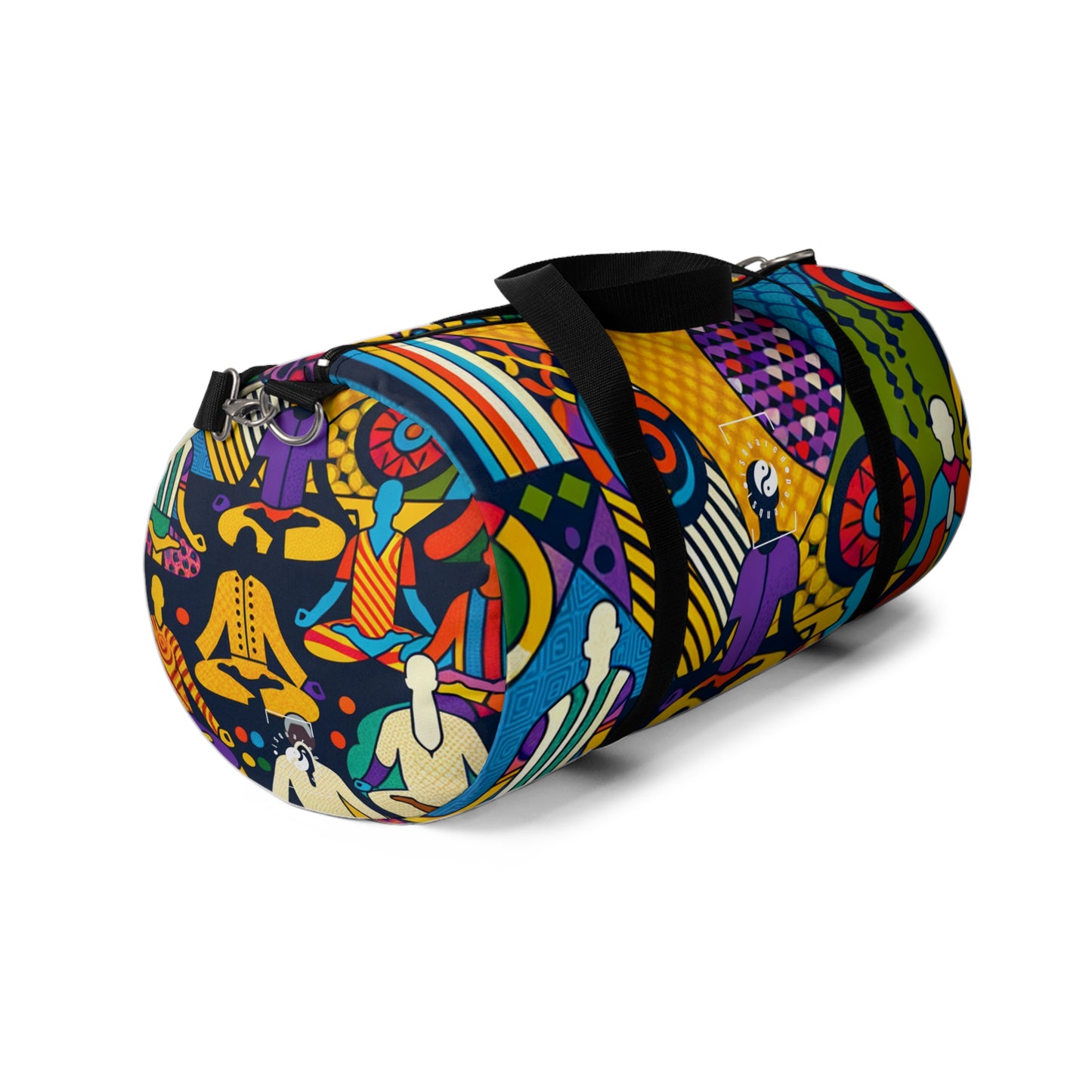 Vibrant Sadana: Prana in Nouveau Réalité - Duffle Bag