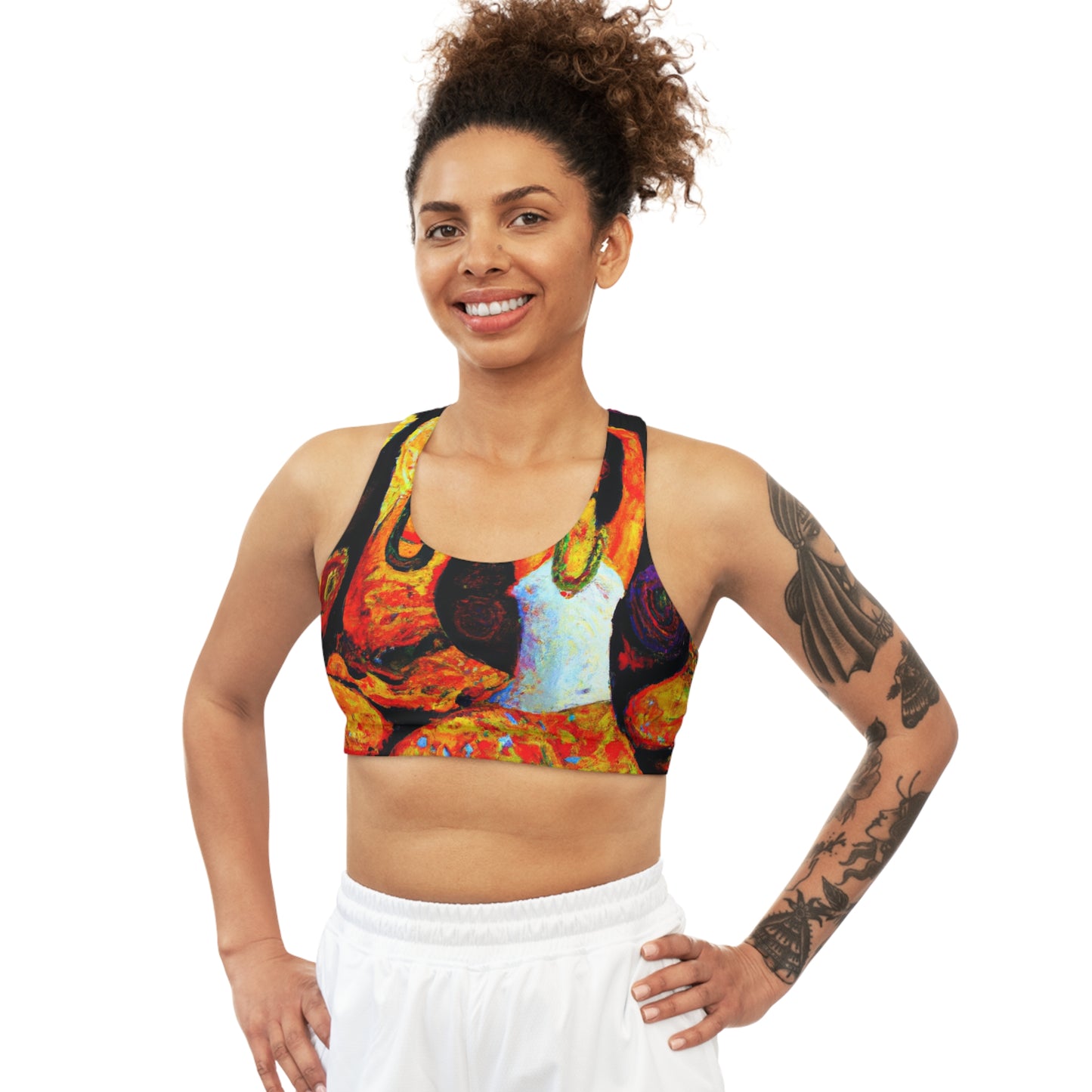 Opulent Serenity - Seamless Sports Bra