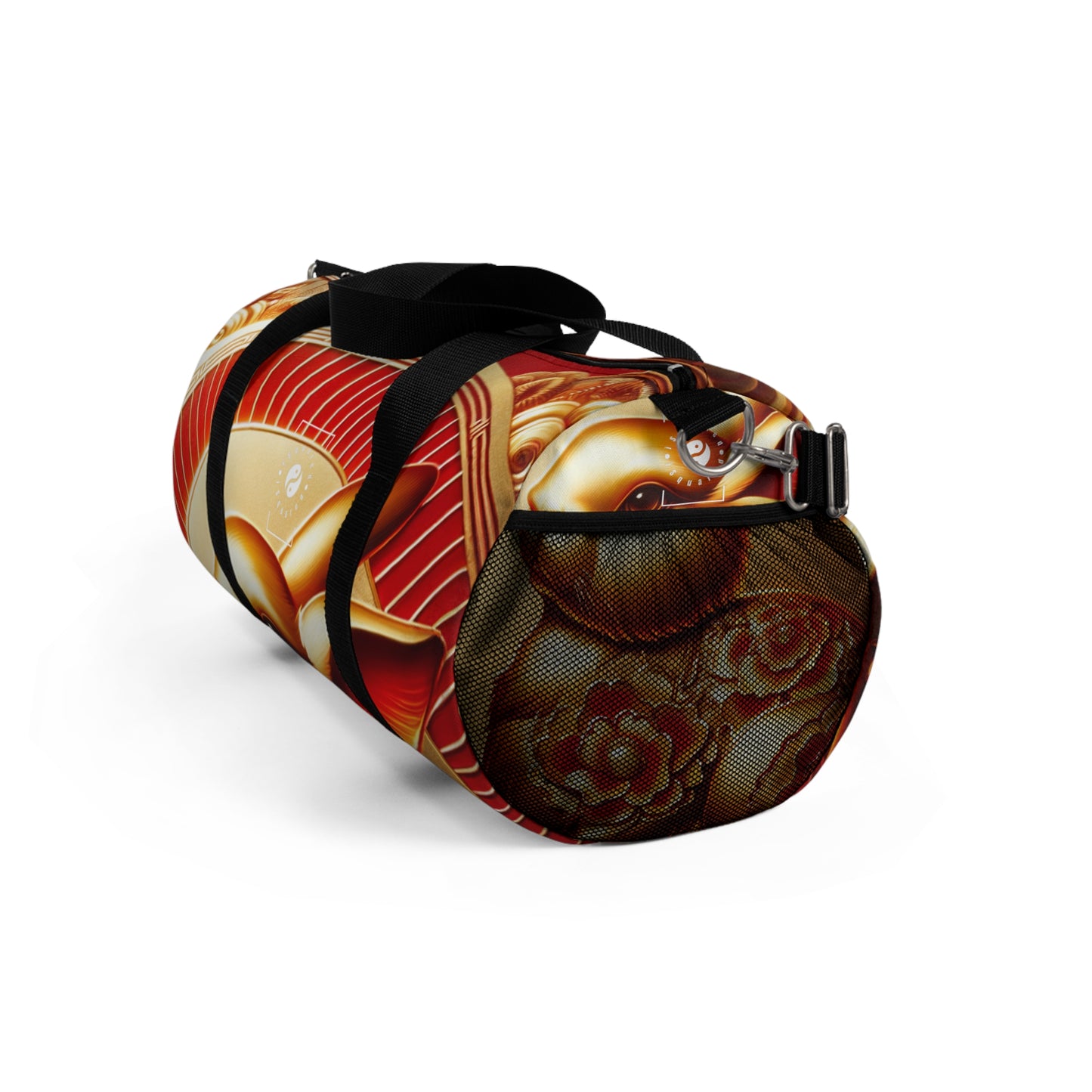 "Golden Blessings: Lunar Rabbit's Resplendence" - Duffle Bag