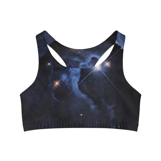 HP Tau, HP Tau G2, and G3 3 star system captured by Hubble - Seamless Sports Bra