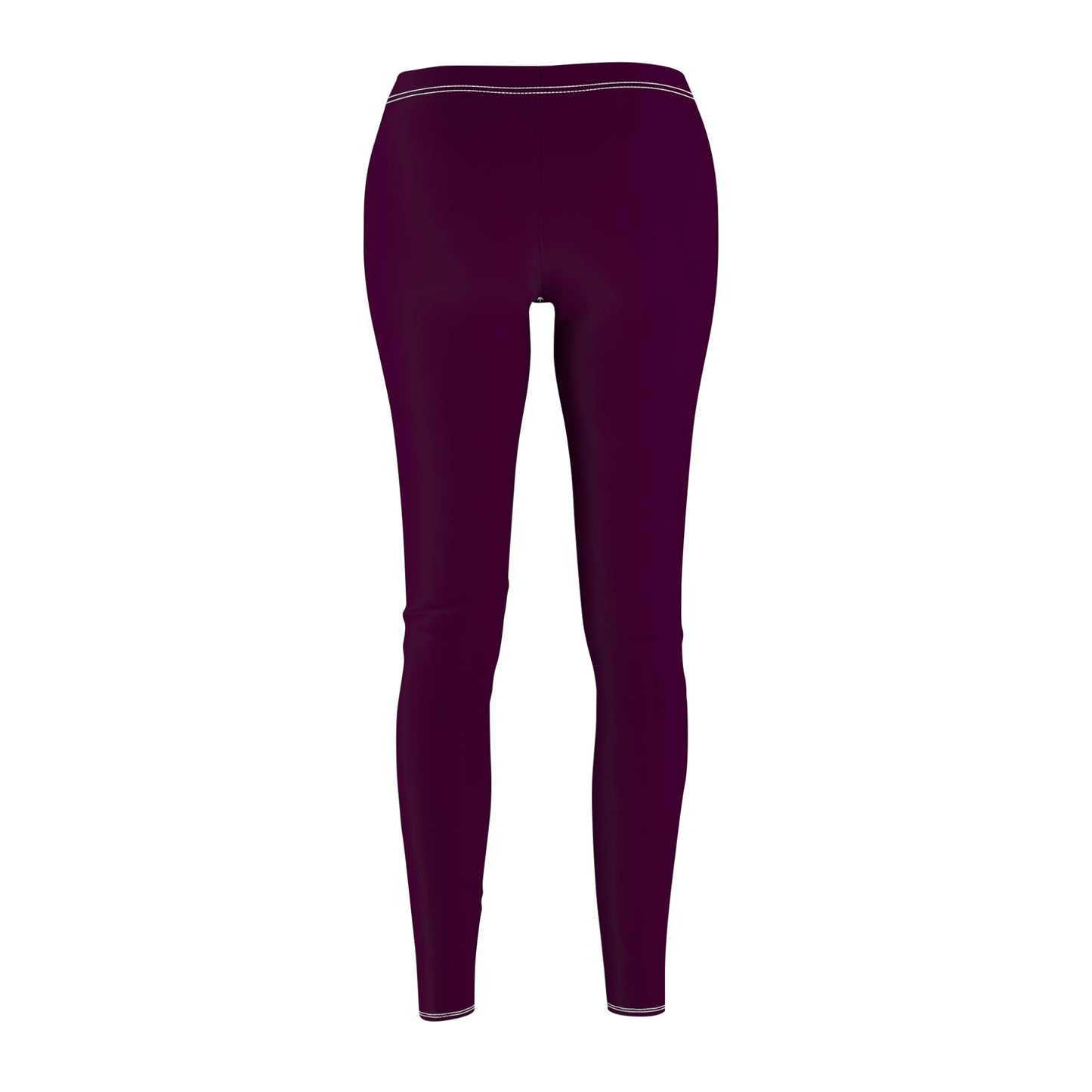 Deep Burgundy - Casual Leggings