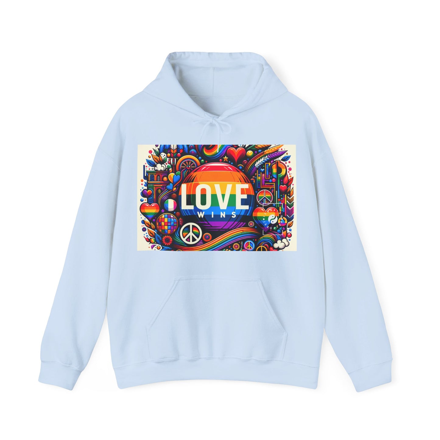 LOVE WINS - Sweat à capuche