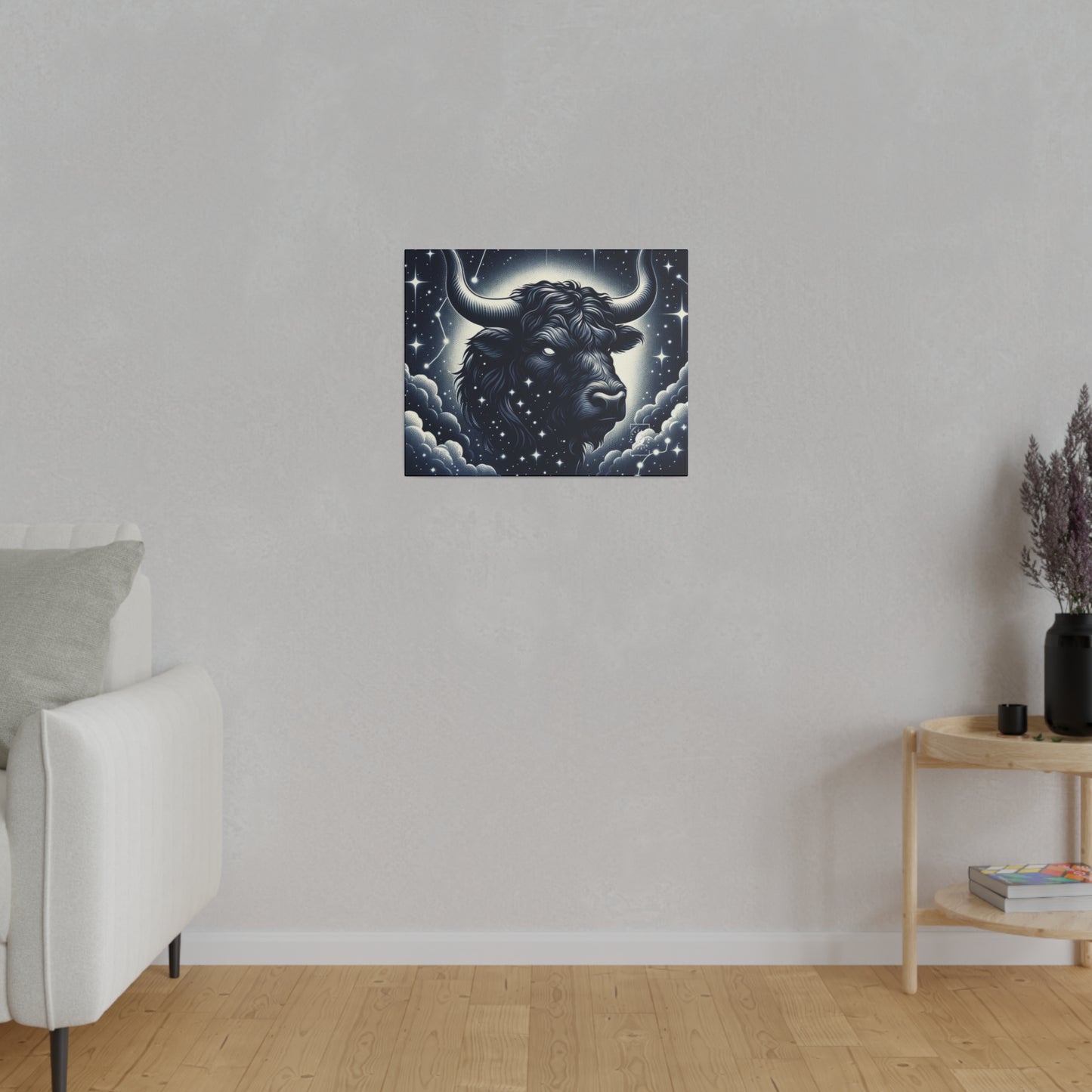 Celestial Taurine Constellation - Art Print Canvas