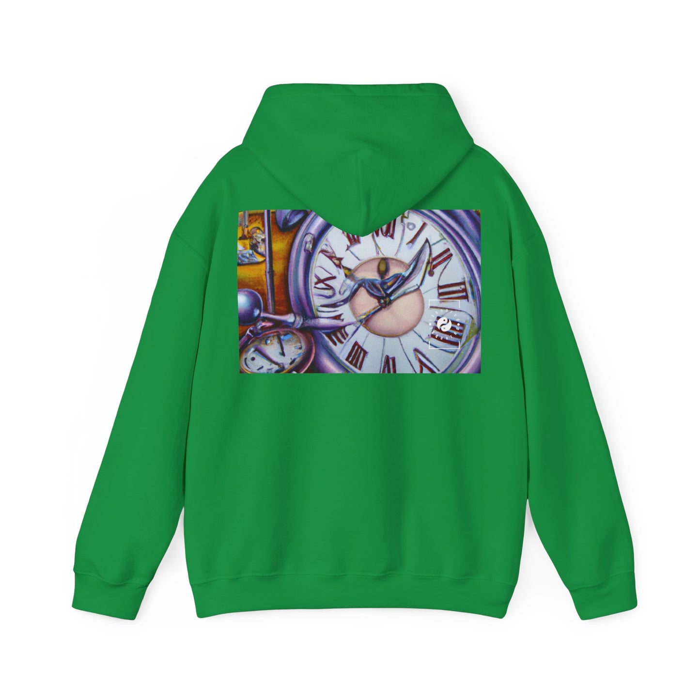 "Chrono Illusionist's Liquid Riddle" - Hoodie