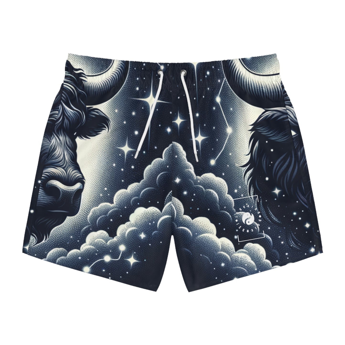 Celestial Taurine Constellation - Swim Trunks for Men