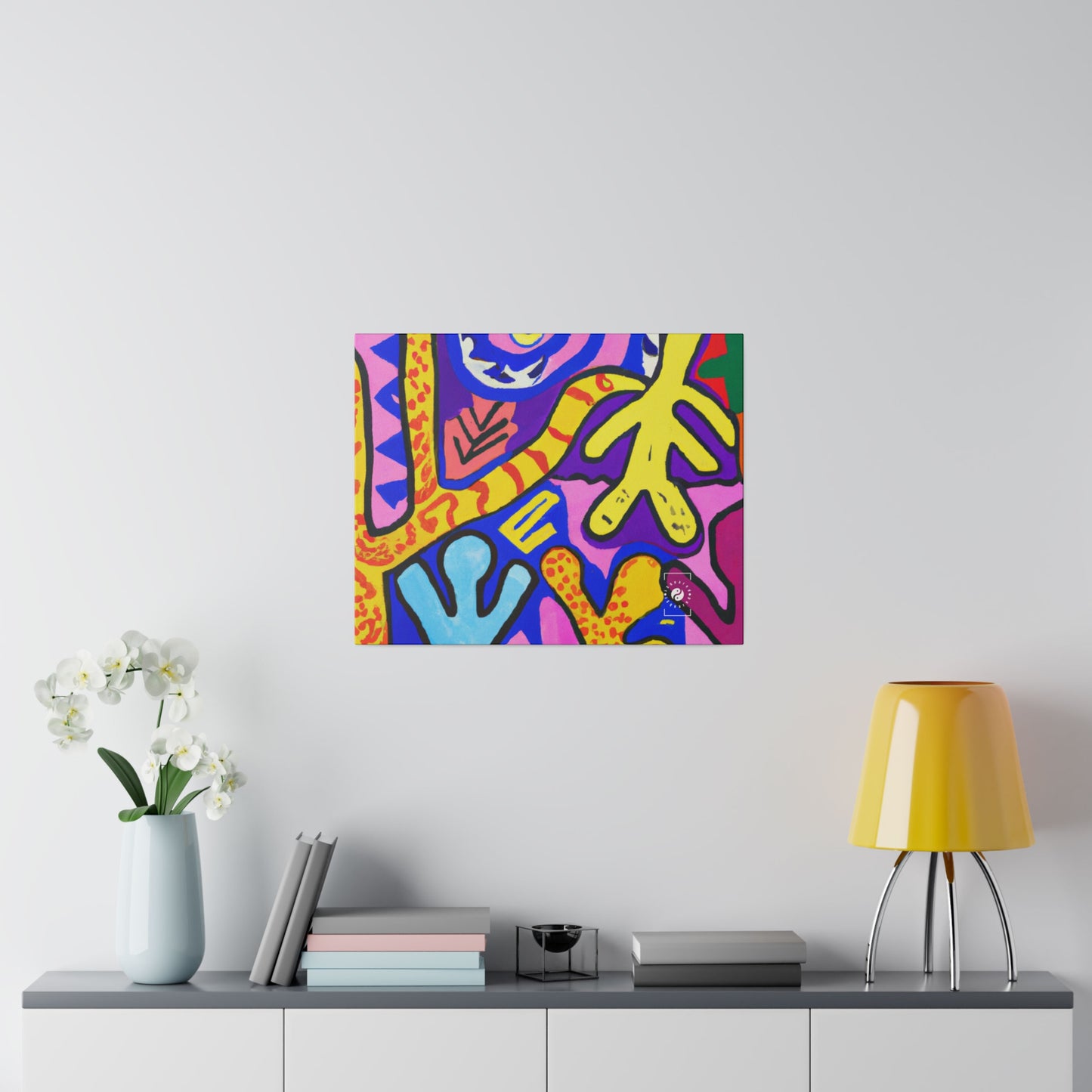 "Symbolic Jamboree" - Art Print Canvas