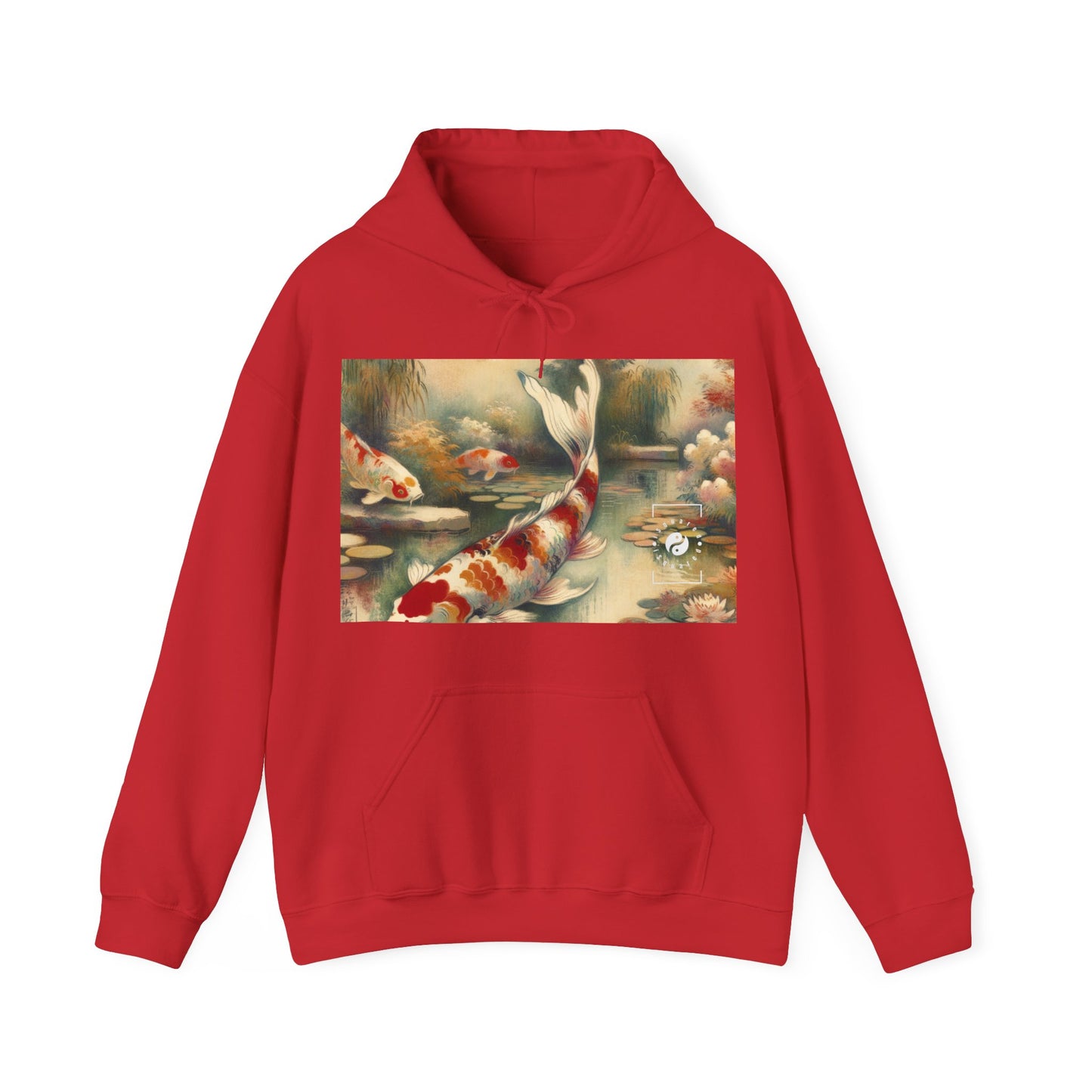 Koi Lily Pond - Sweat à capuche 