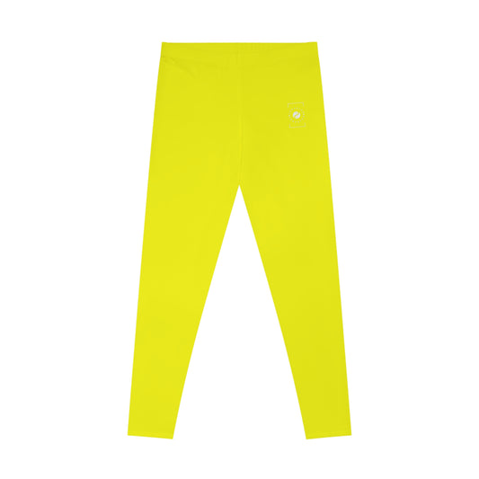 Neon Yellow FFFF00 - Unisex Tights