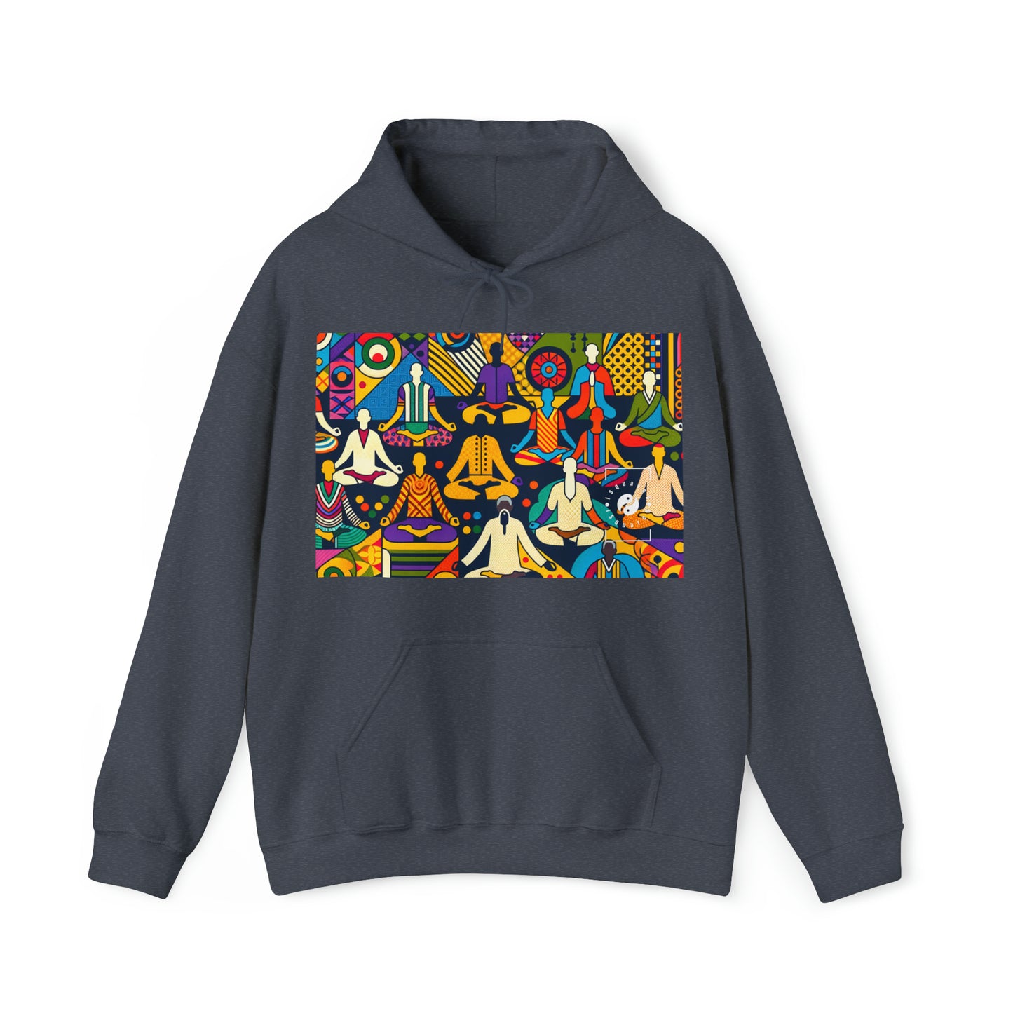 Vibrant Sadana: Prana in Nouveau Réalité - Hoodie