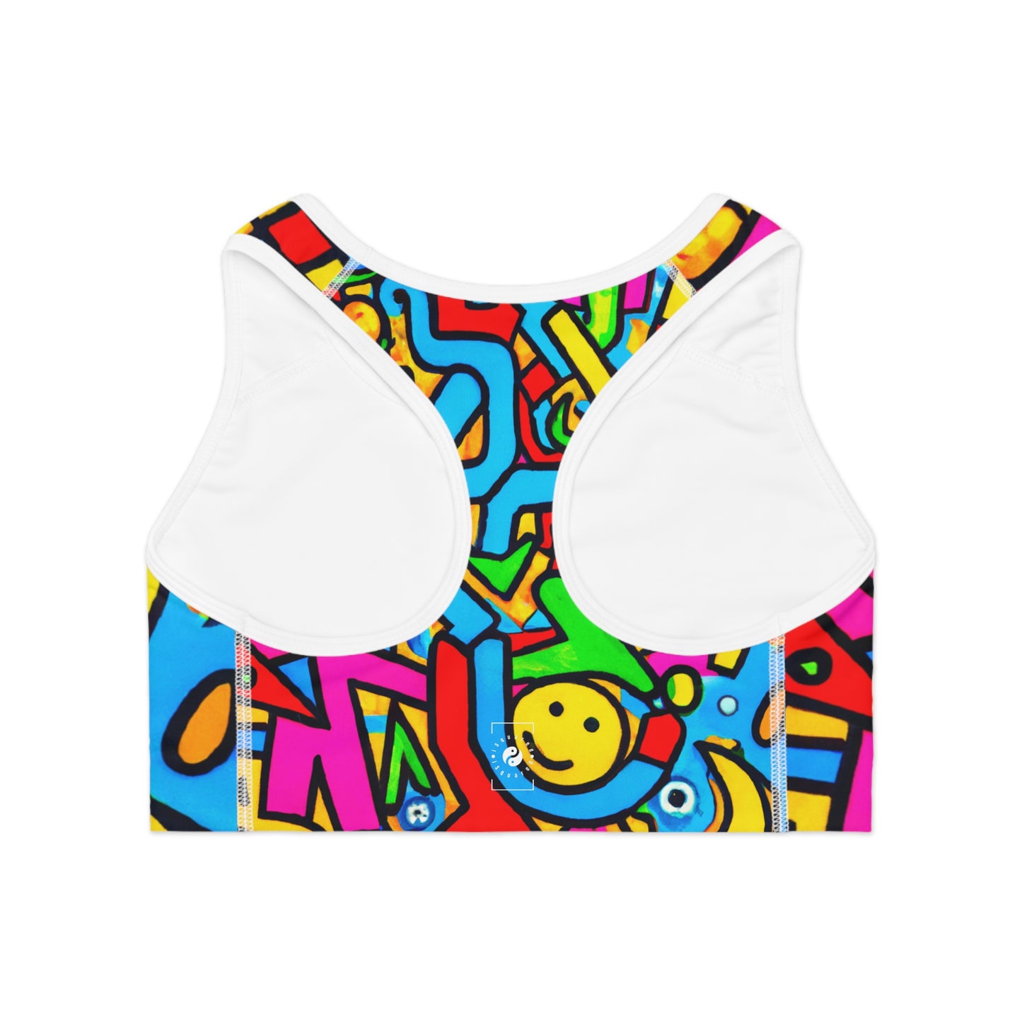 symbols of happiness - High Performance Sports Bra