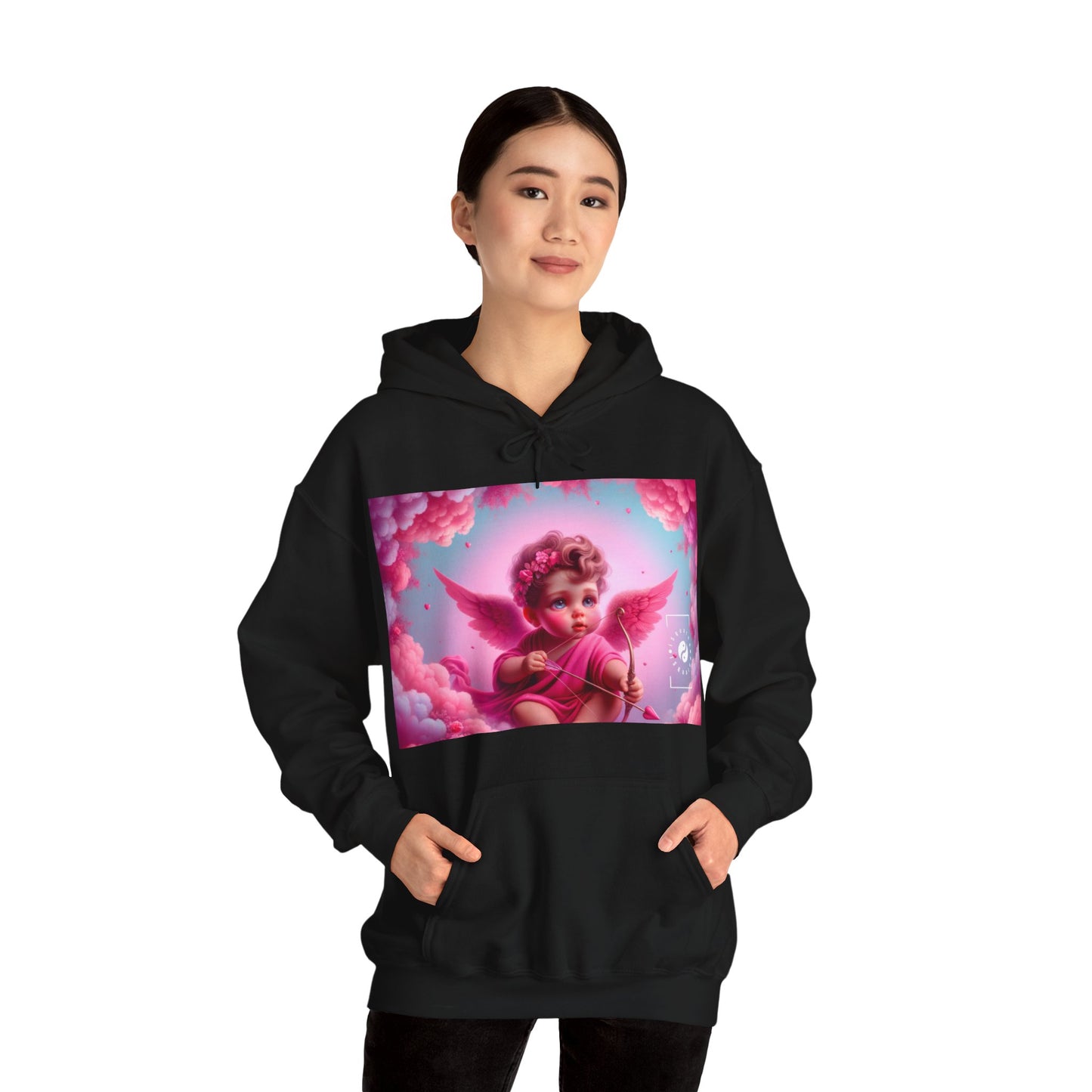 "Bold Blush: A Cupid's Love Affair" - Hoodie