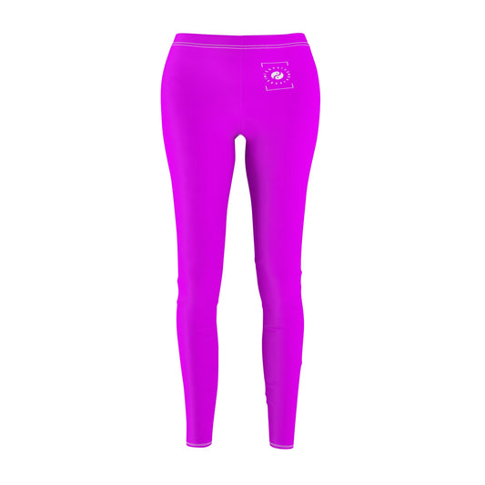 #f000ff Neon Purple - Casual Leggings
