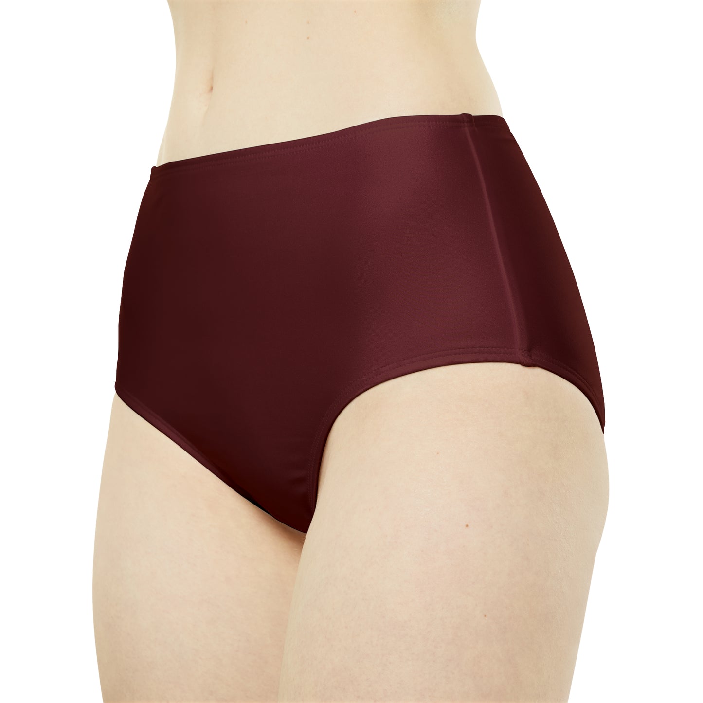 Lipstick Red - High Waisted Bikini Bottom