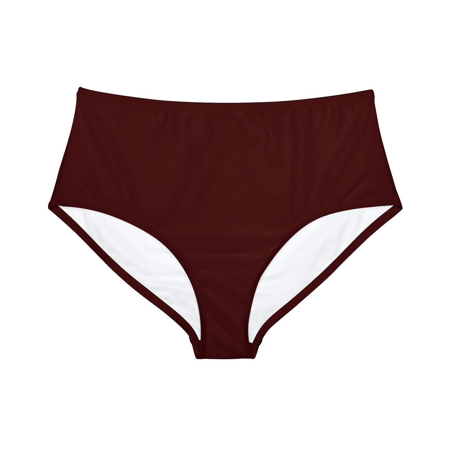 Lipstick Red - High Waisted Bikini Bottom