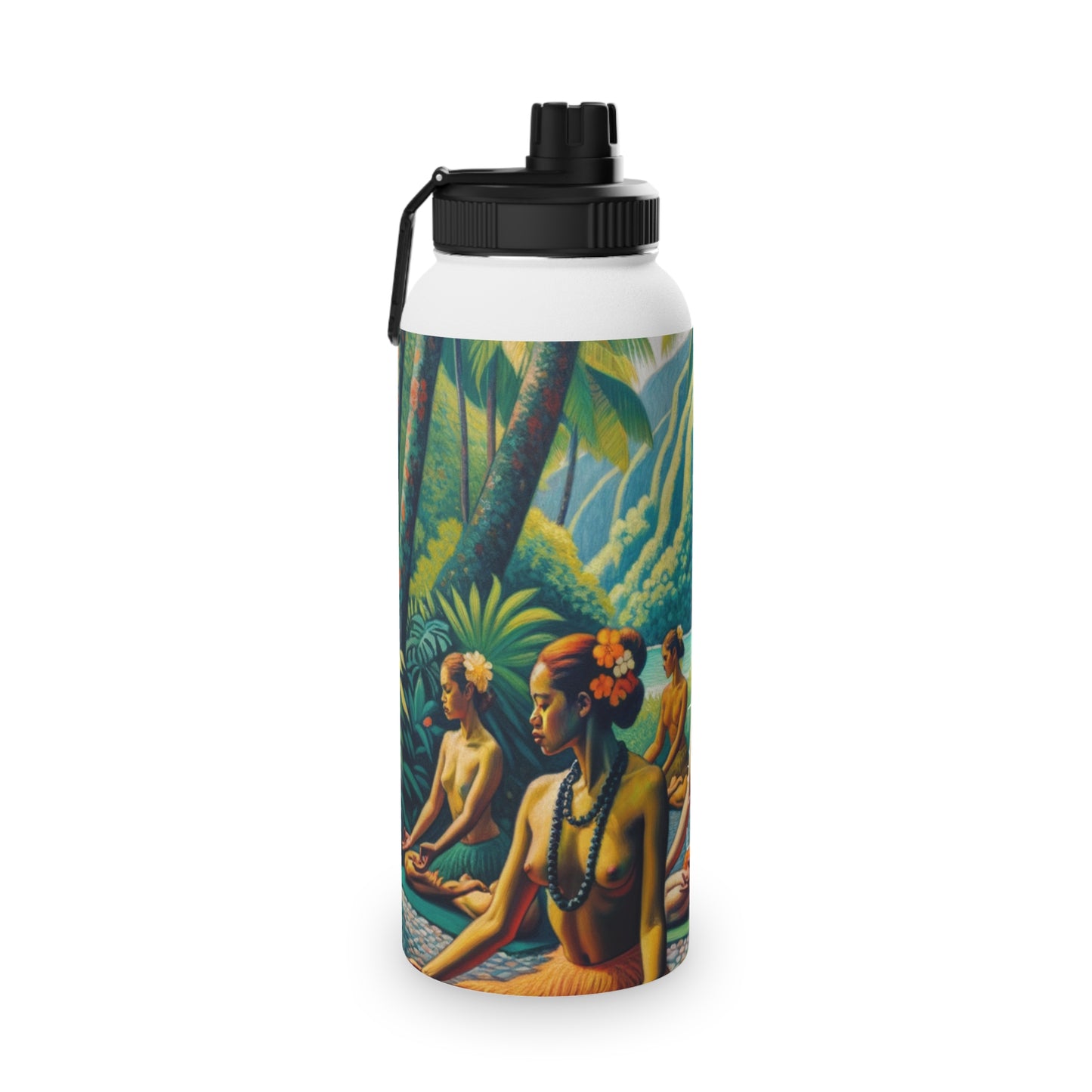 "Tahitian Tranquility - Sports Water Bottle