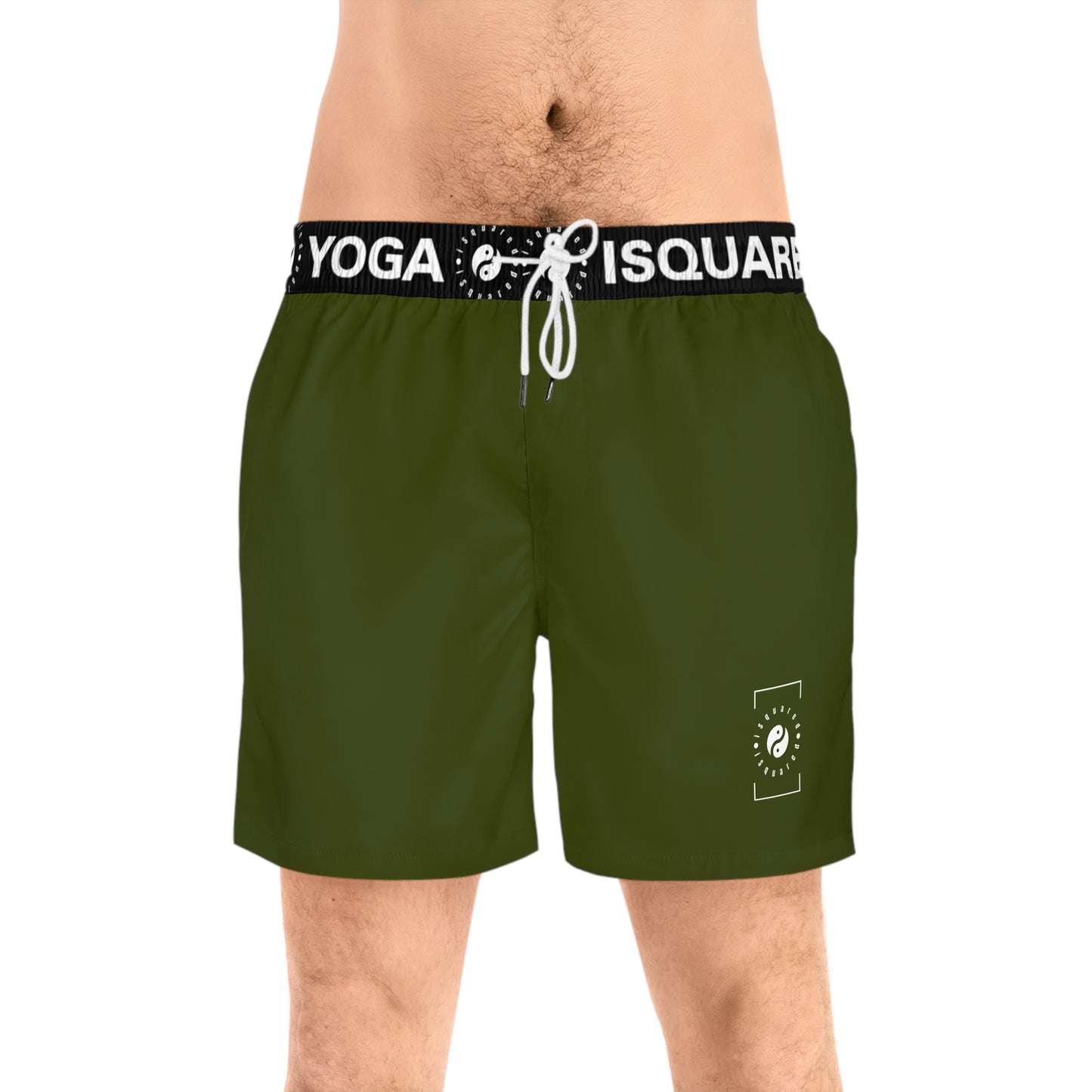 Camo Green - Swim Shorts (Mid-Length) for Men