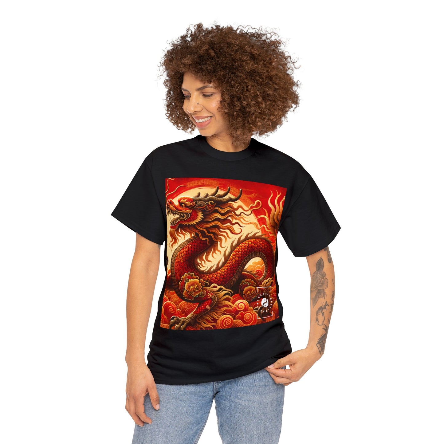 "Golden Dragon Dance in the Crimson Twilight" - Heavy T