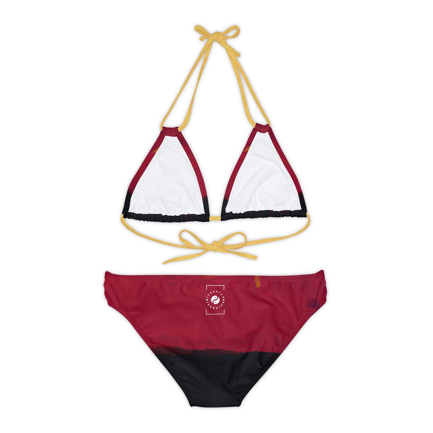 Nocturnal Vermillion - Ensemble bikini à lacets