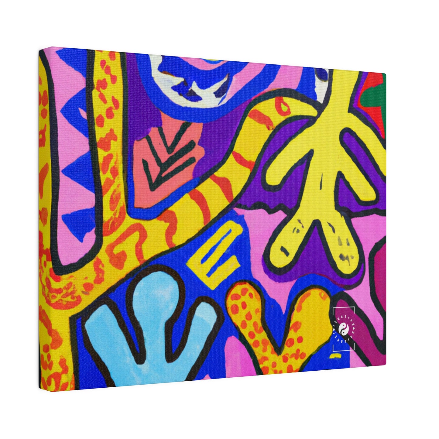 "Symbolic Jamboree" - Art Print Canvas