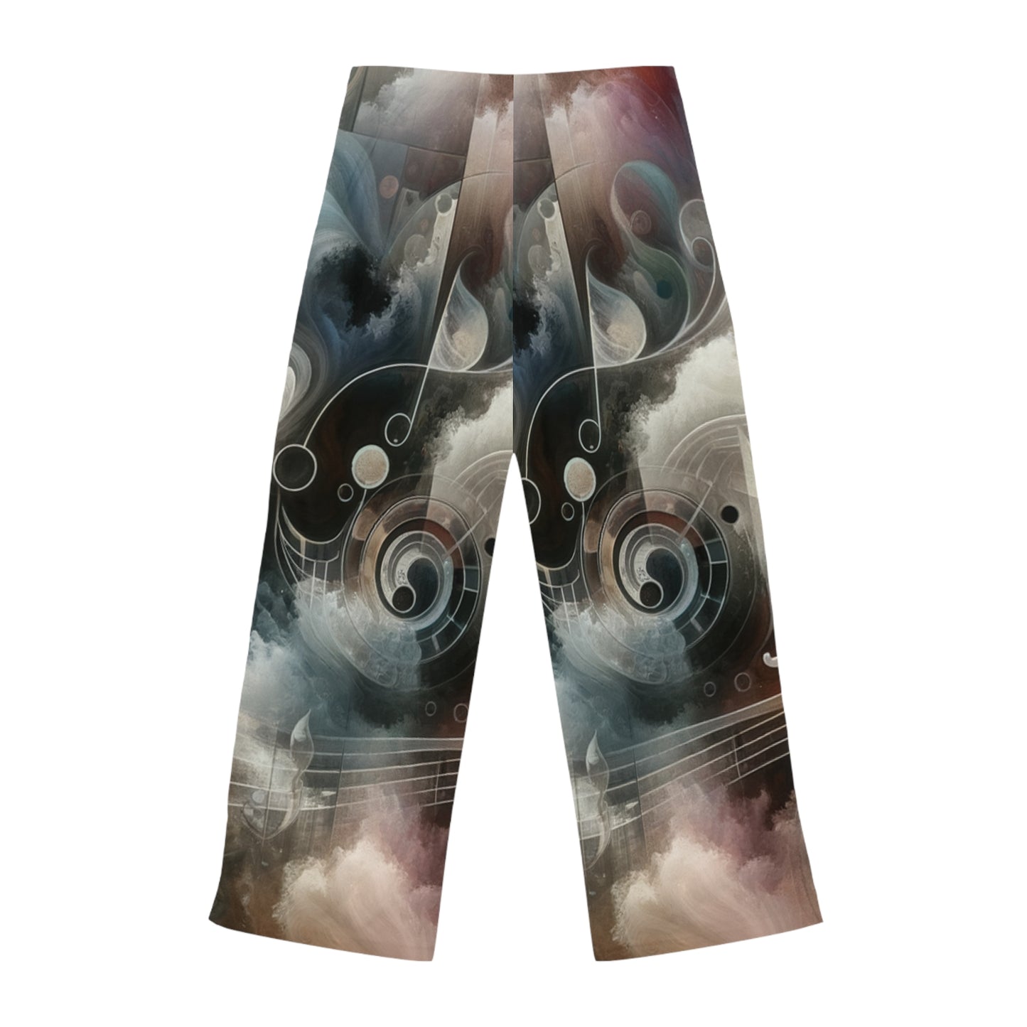 "Harmony of Descent: An Abstract Ode to La Traviata" - Women lounge pants