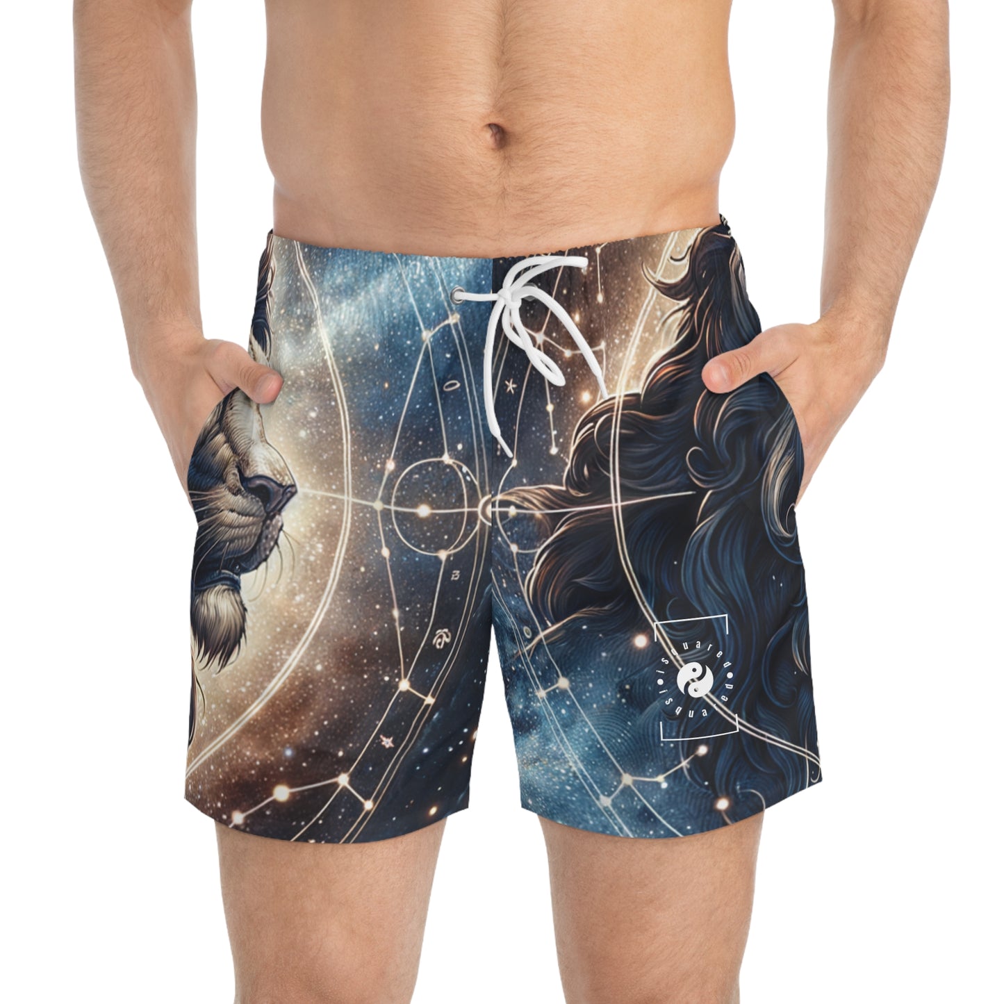 Celestial Leo Roar - Swim Trunks for Men