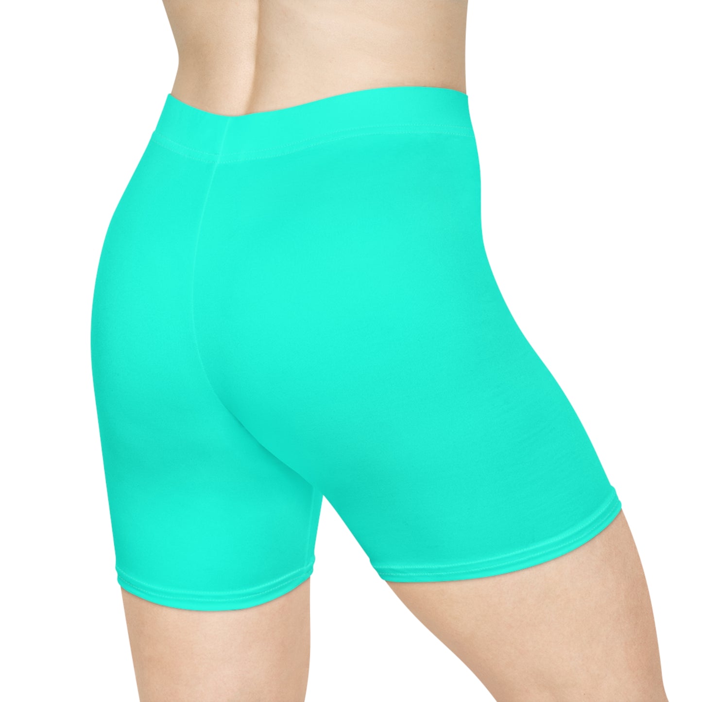 Neon Teal #11ffe3 - Hot Yoga Short