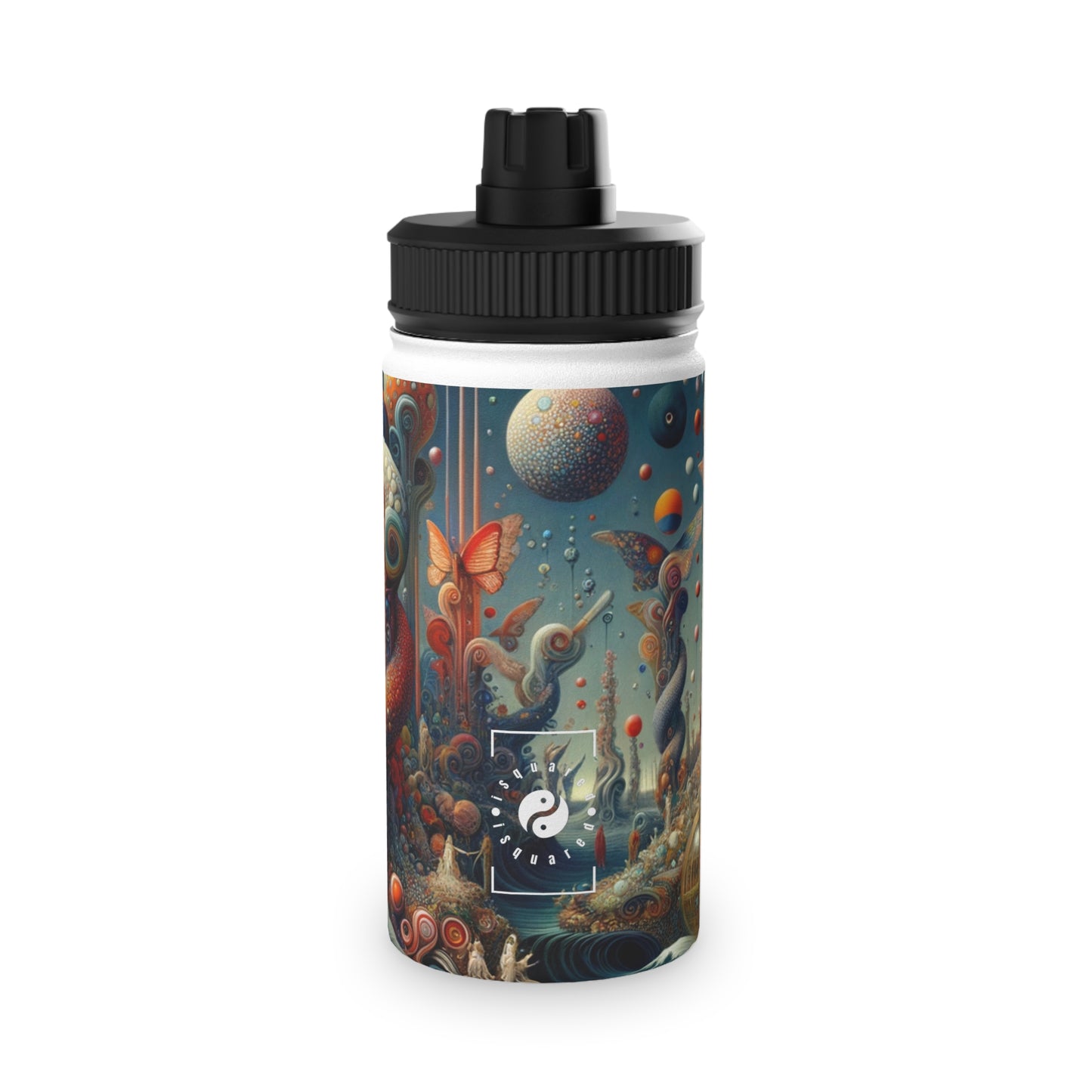 Kaleidoscopic Eden - Sports Water Bottle