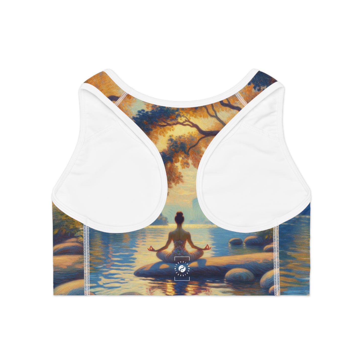 "Zen Blossom Alignment" - High Performance Sports Bra