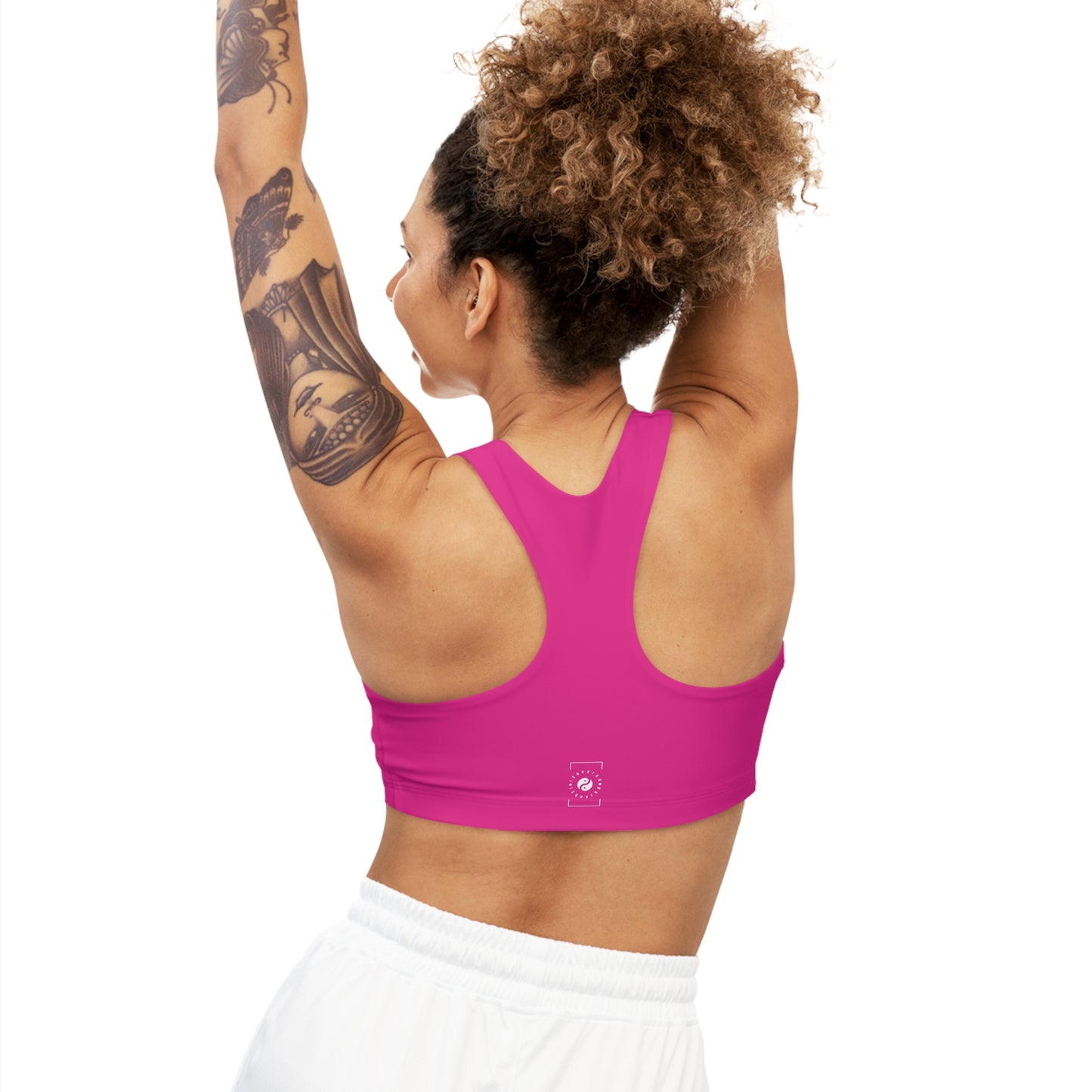 E0218A Pink - Seamless Sports Bra