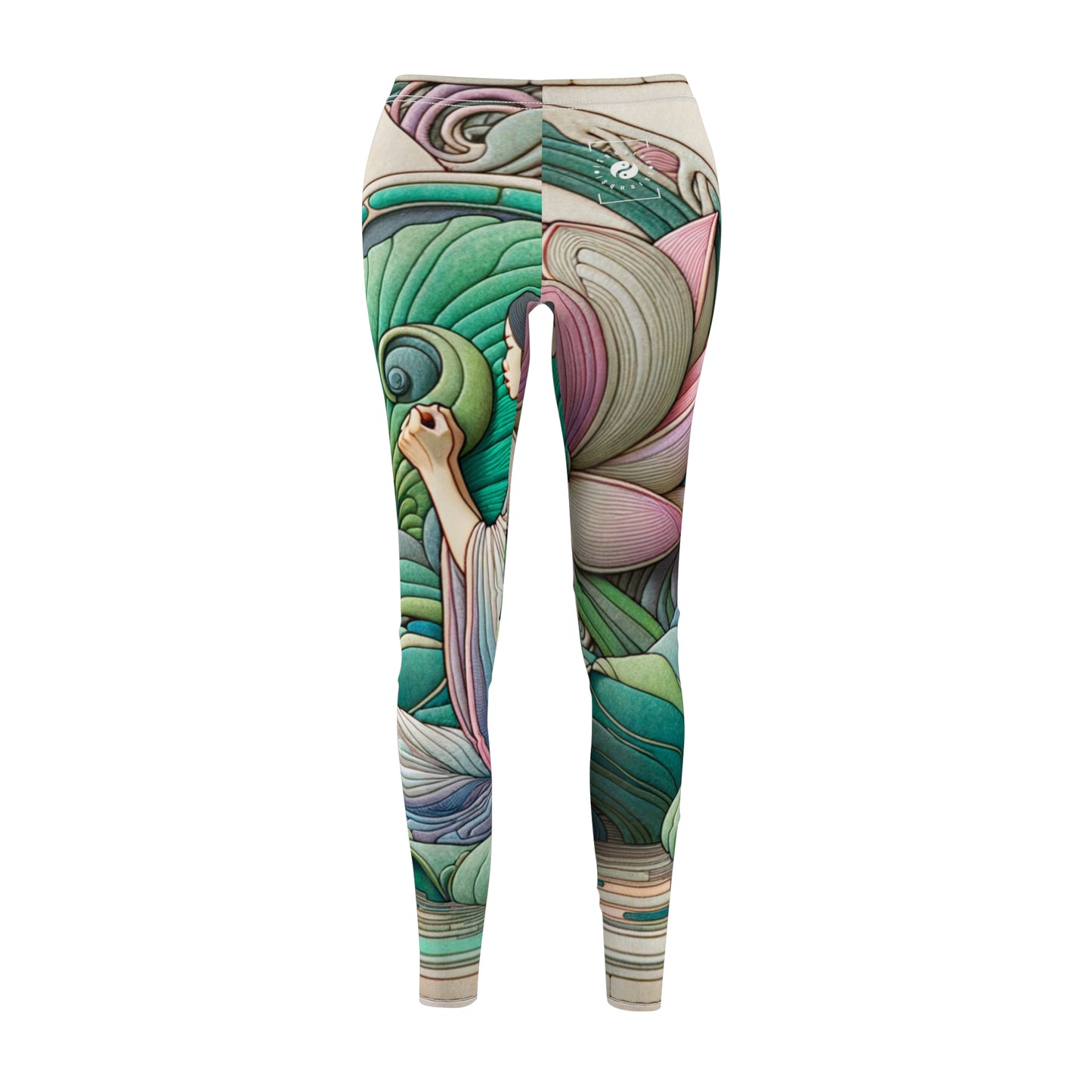 "Lotus Echo Serenity" - Casual Leggings