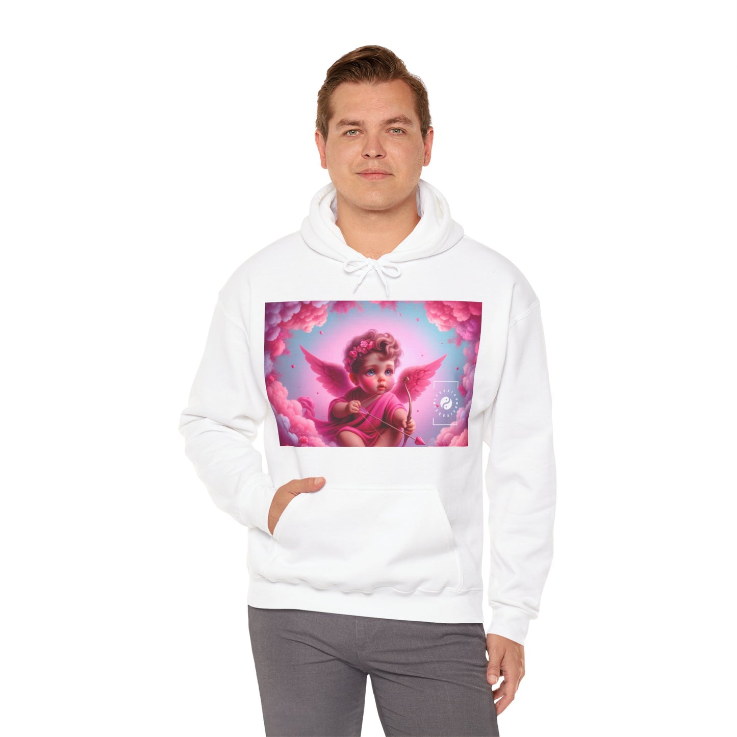 "Bold Blush: A Cupid's Love Affair" - Hoodie