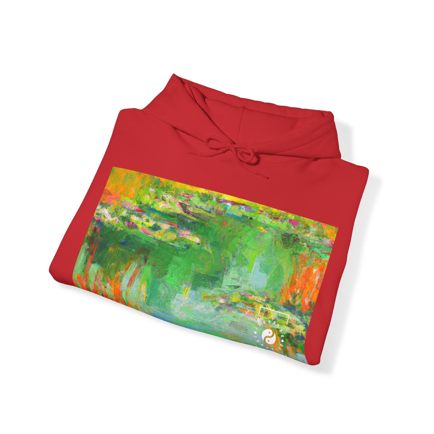 "Lily Aquarelle: Dusk Reflections" - Hoodie