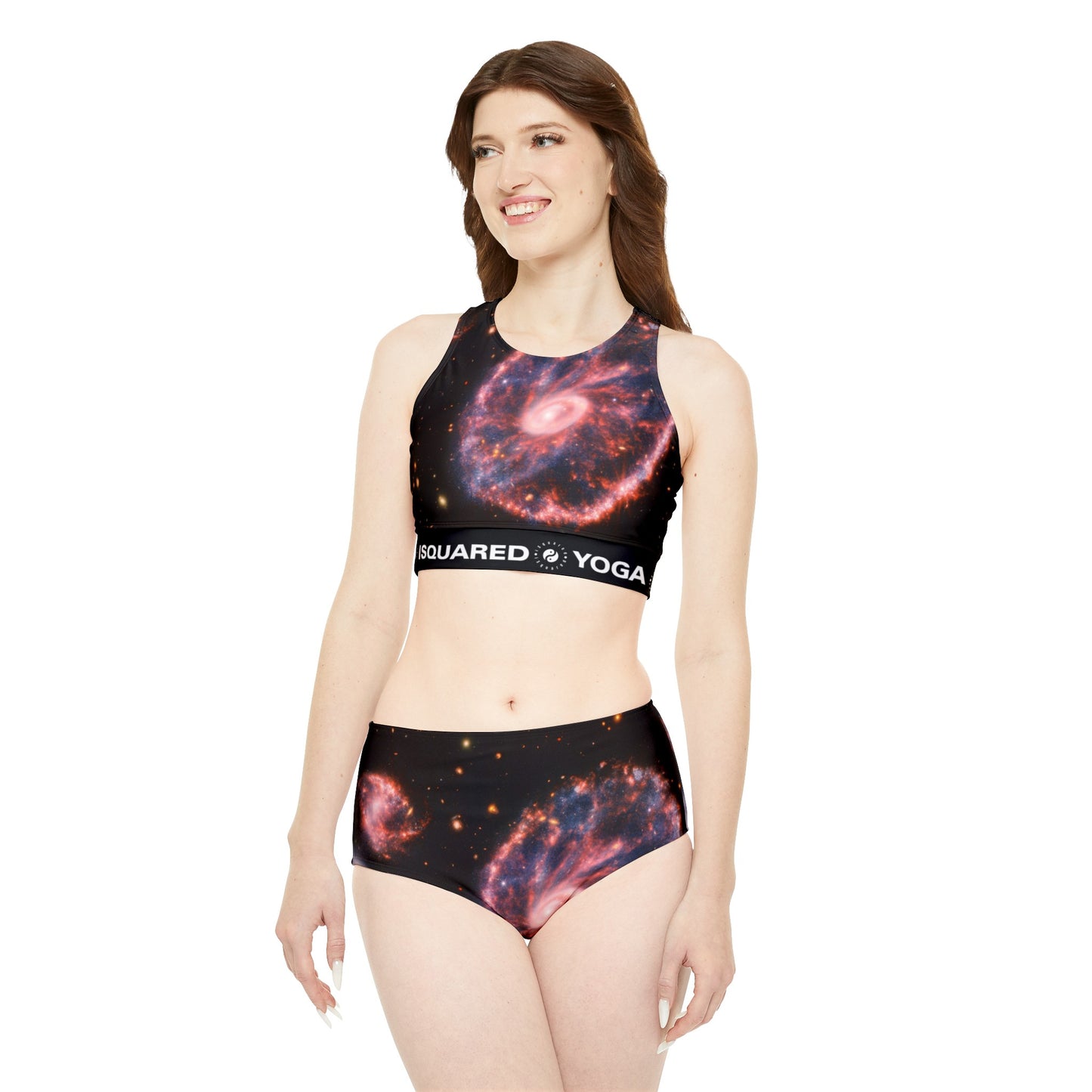 Cartwheel Galaxy (NIRCam and MIRI Composite Image) - Hot Yoga Bikini Set