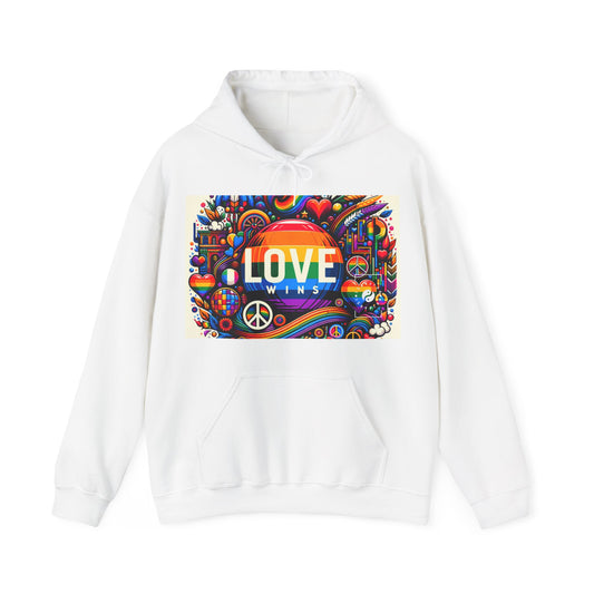 LOVE WINS - Sweat à capuche