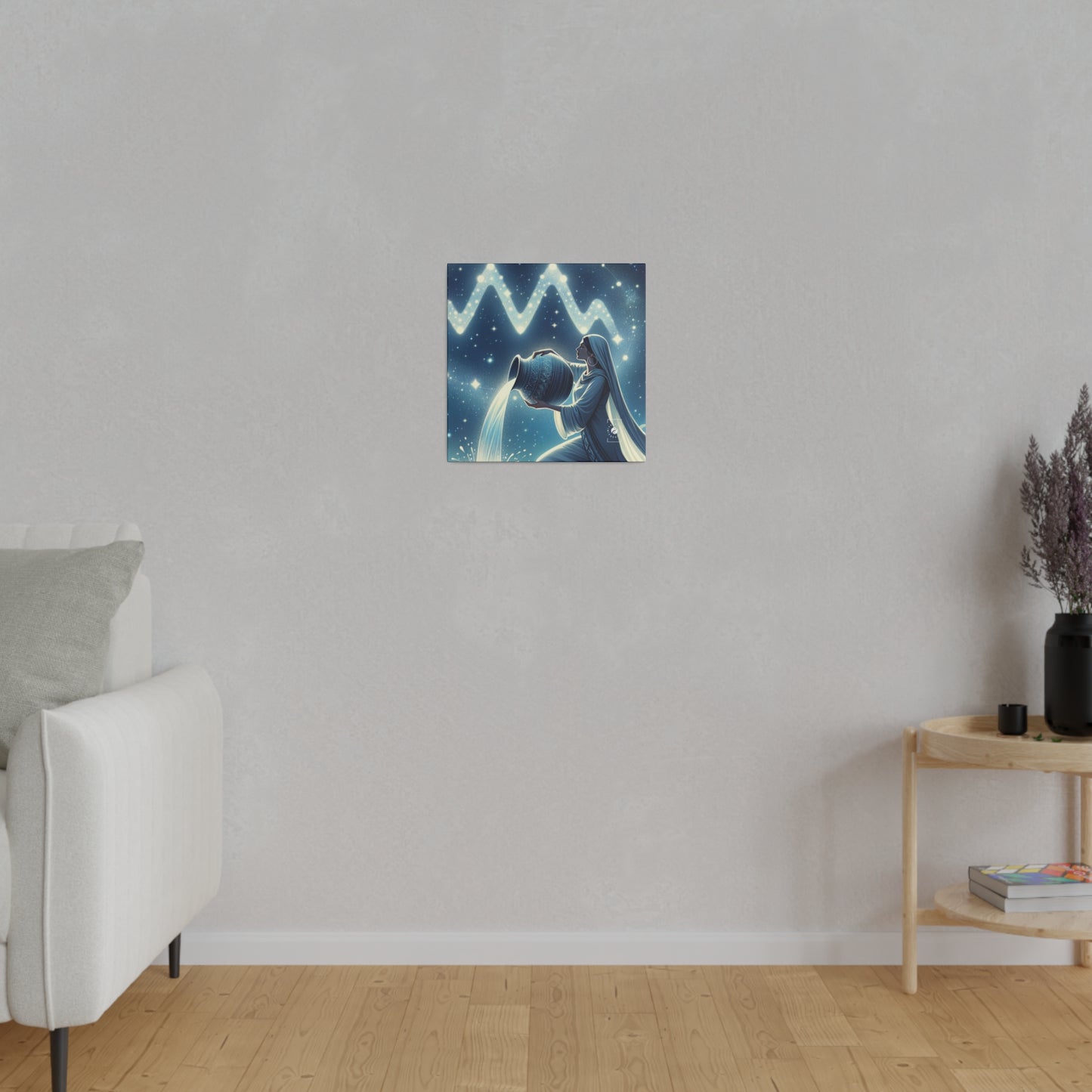 Aquarius Flow - Art Print Canvas