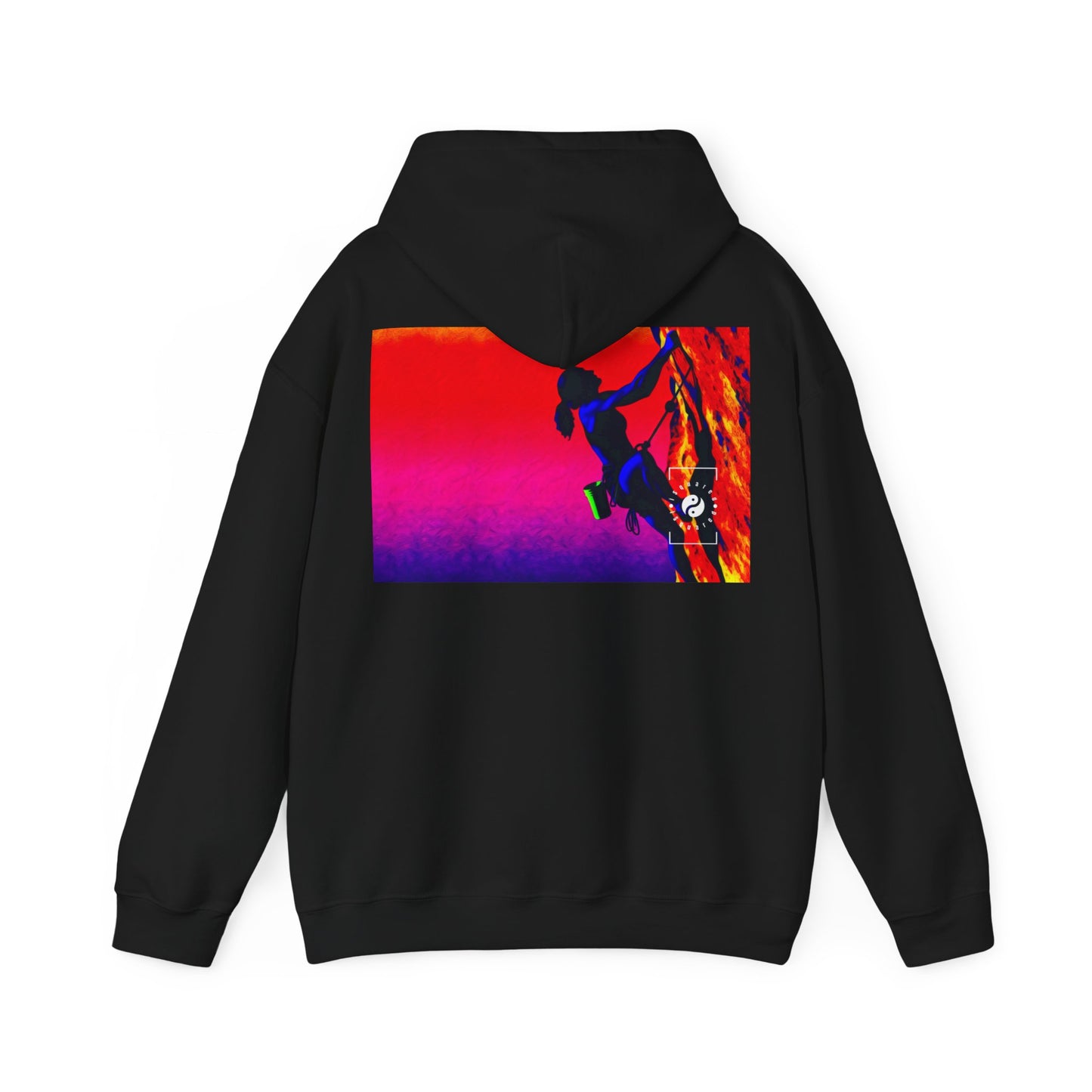 "Technicolor Ascent: The Digital Highline" - Sweat à capuche