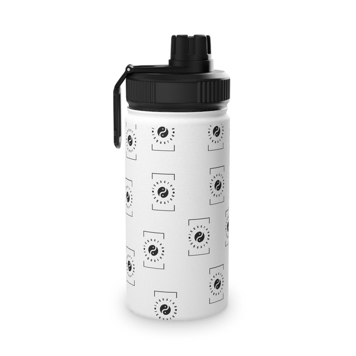 White iSquared Yoga - Sports Water Bottle