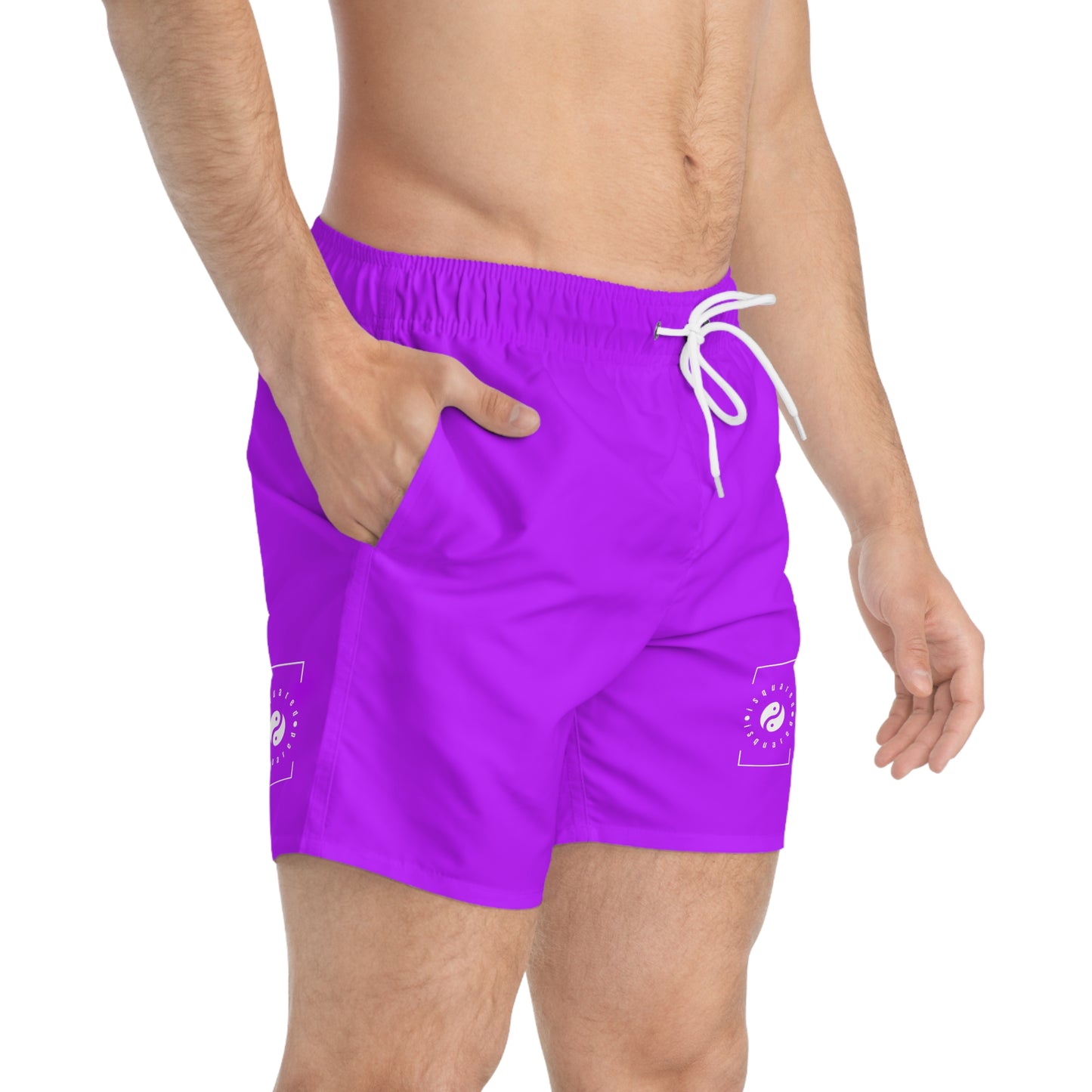 #BF00FF Electric Purple - Swim Trunks for Men