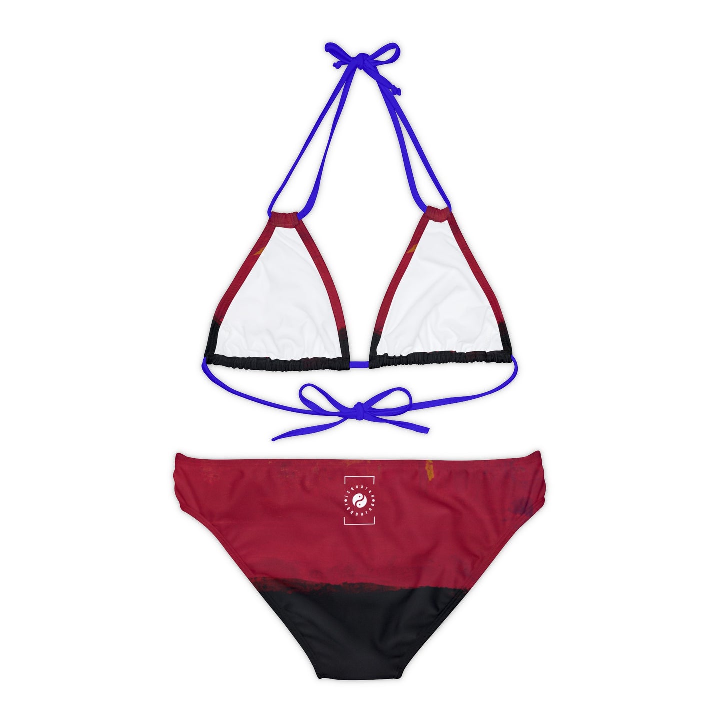 Nocturnal Vermillion - Ensemble bikini à lacets