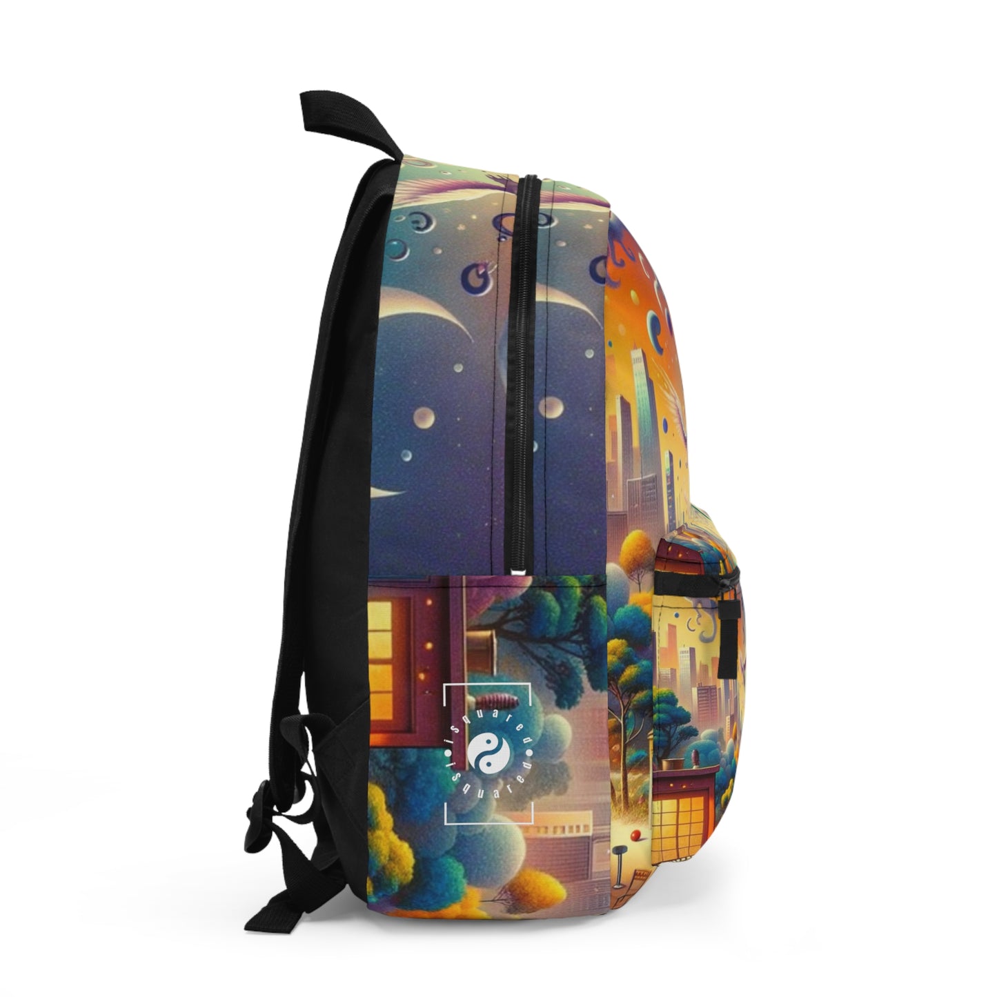 "Mirrors of Metaphor: A Murakami Odyssey" - Backpack