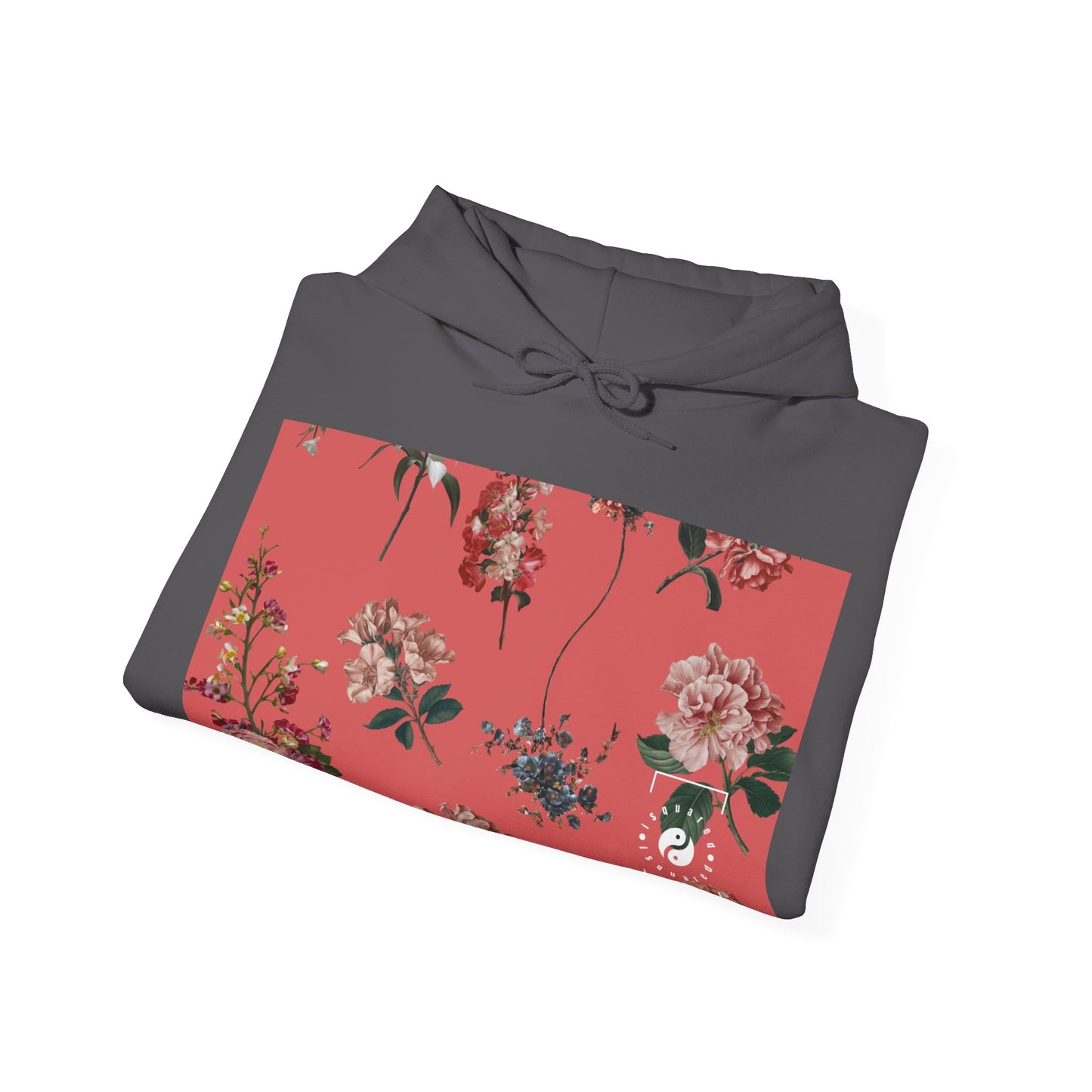 Botanicals on Coral - Hoodie