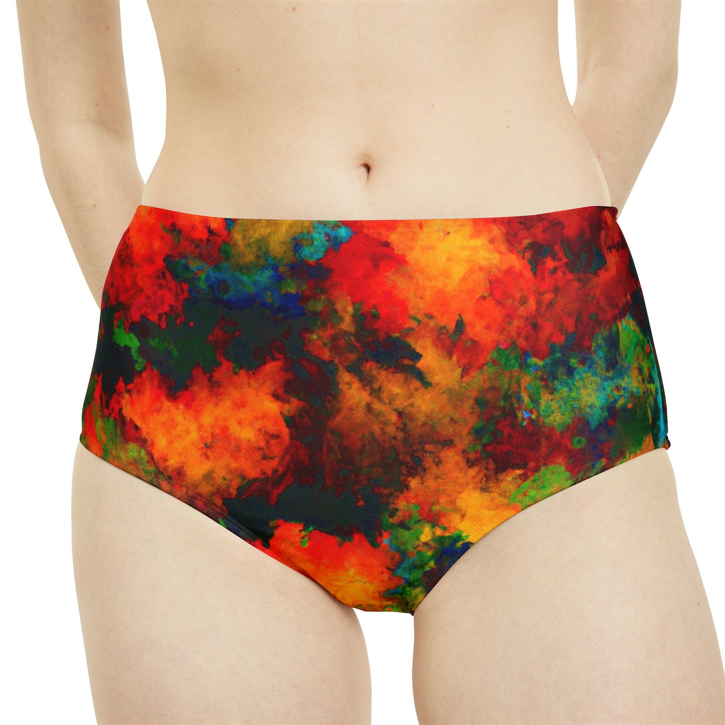 Luminous Whispers Symphony - High Waisted Bikini Bottom