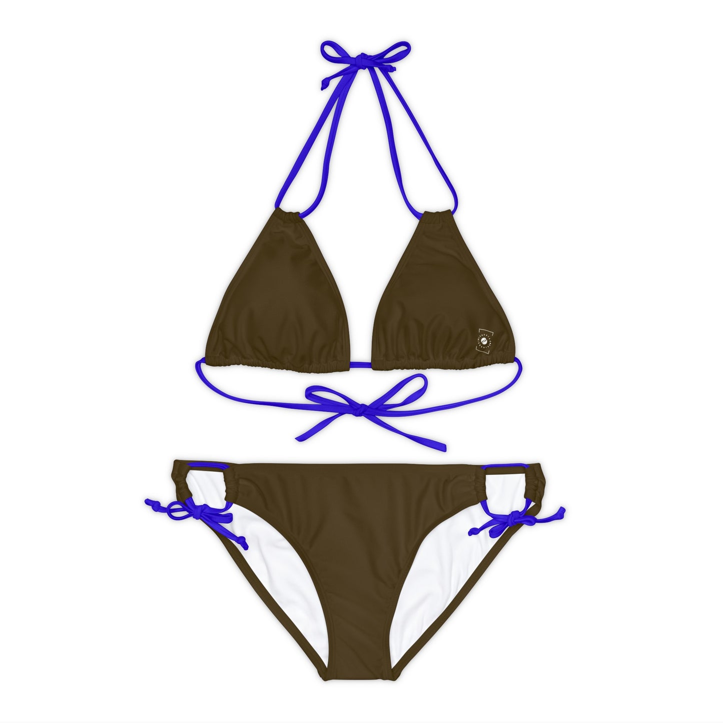 Earthy Brown - Ensemble bikini à lacets