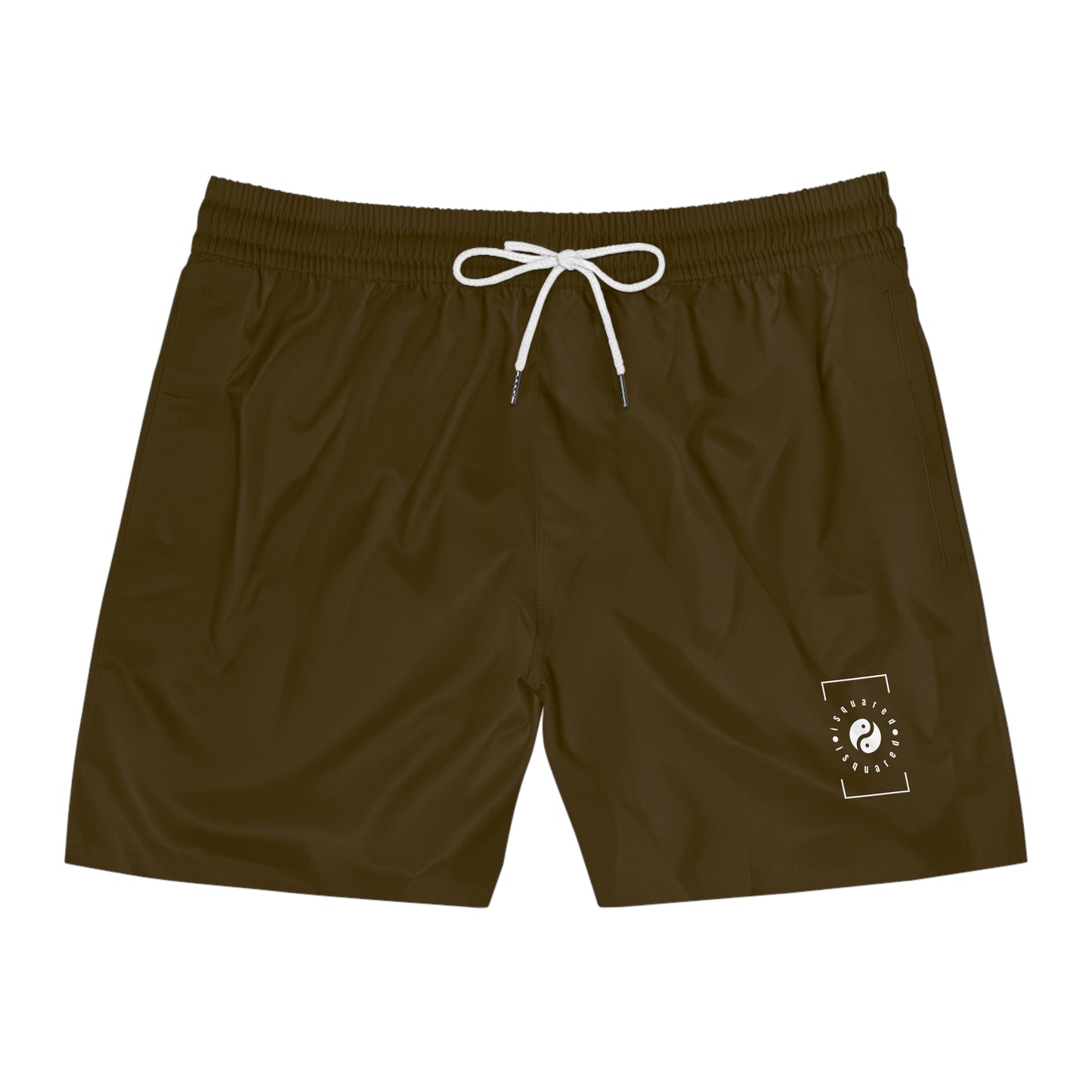 Earthy Brown - Swim Shorts (Solid Color) for Men